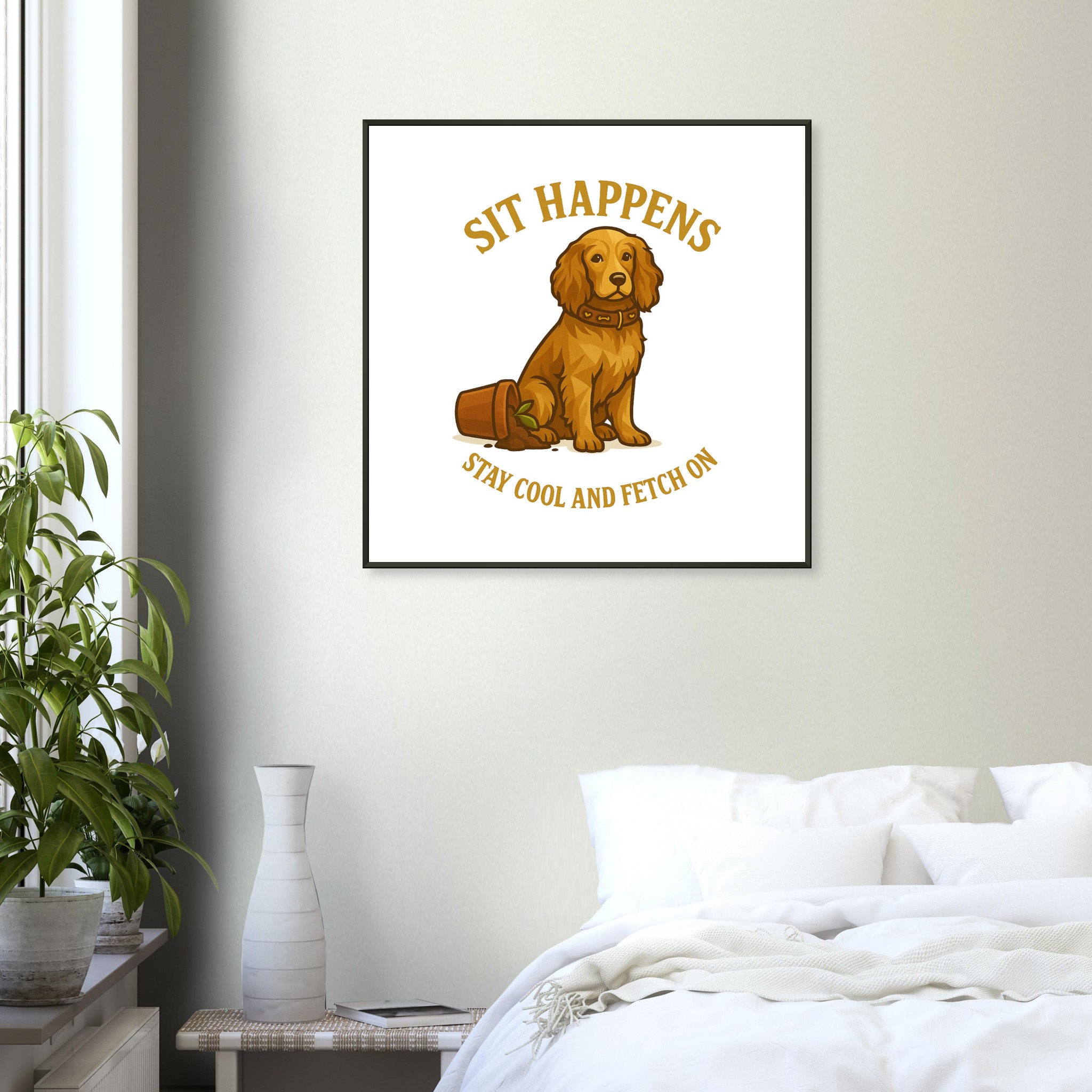 classic semi glossy paper metal framed poster sit happens dda8183d-06d6-41cc-9296-e933d949502b