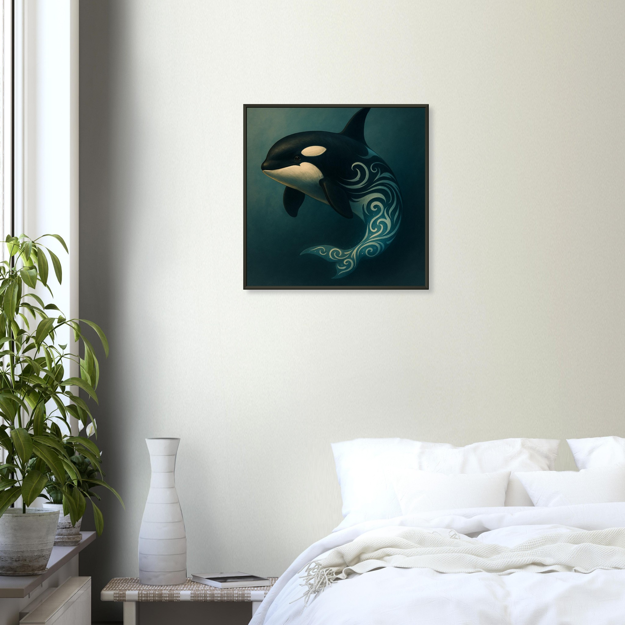 classic semi glossy paper metal framed poster orca deaa2326-6a6b-4258-a3ae-c1c18714bd0e