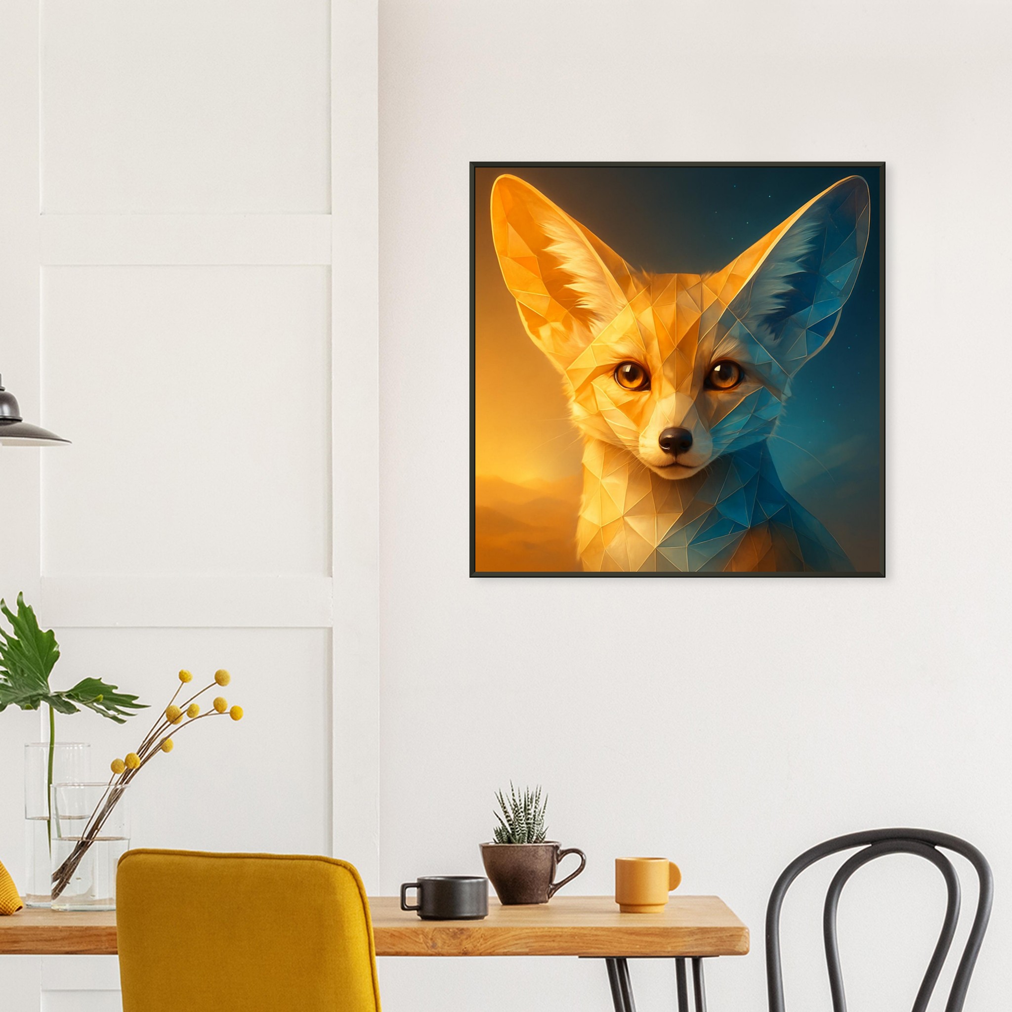 classic semi glossy paper metal framed poster fennec fox debf72b7-1833-410b-8309-827b378b5c36