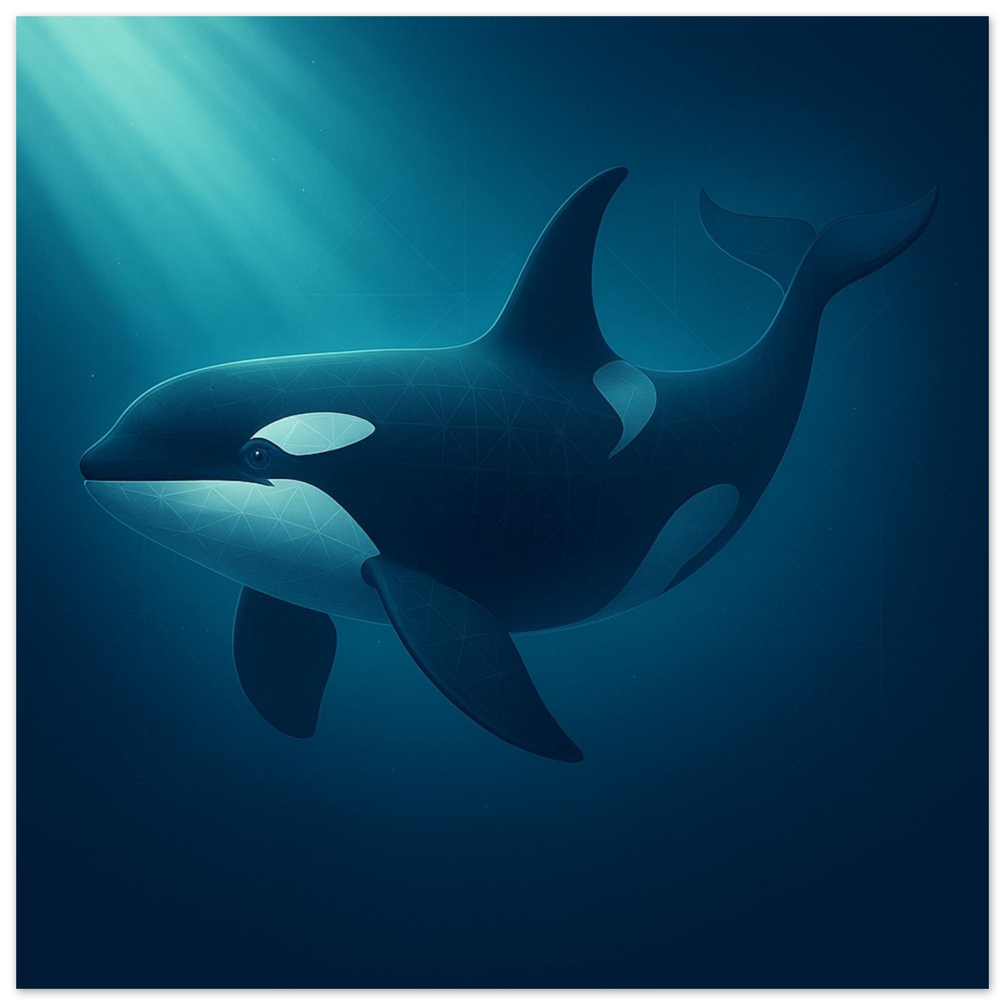 classic semi glossy paper poster orca e066c4bd-40bc-46f9-a522-d63c1d54a2a8