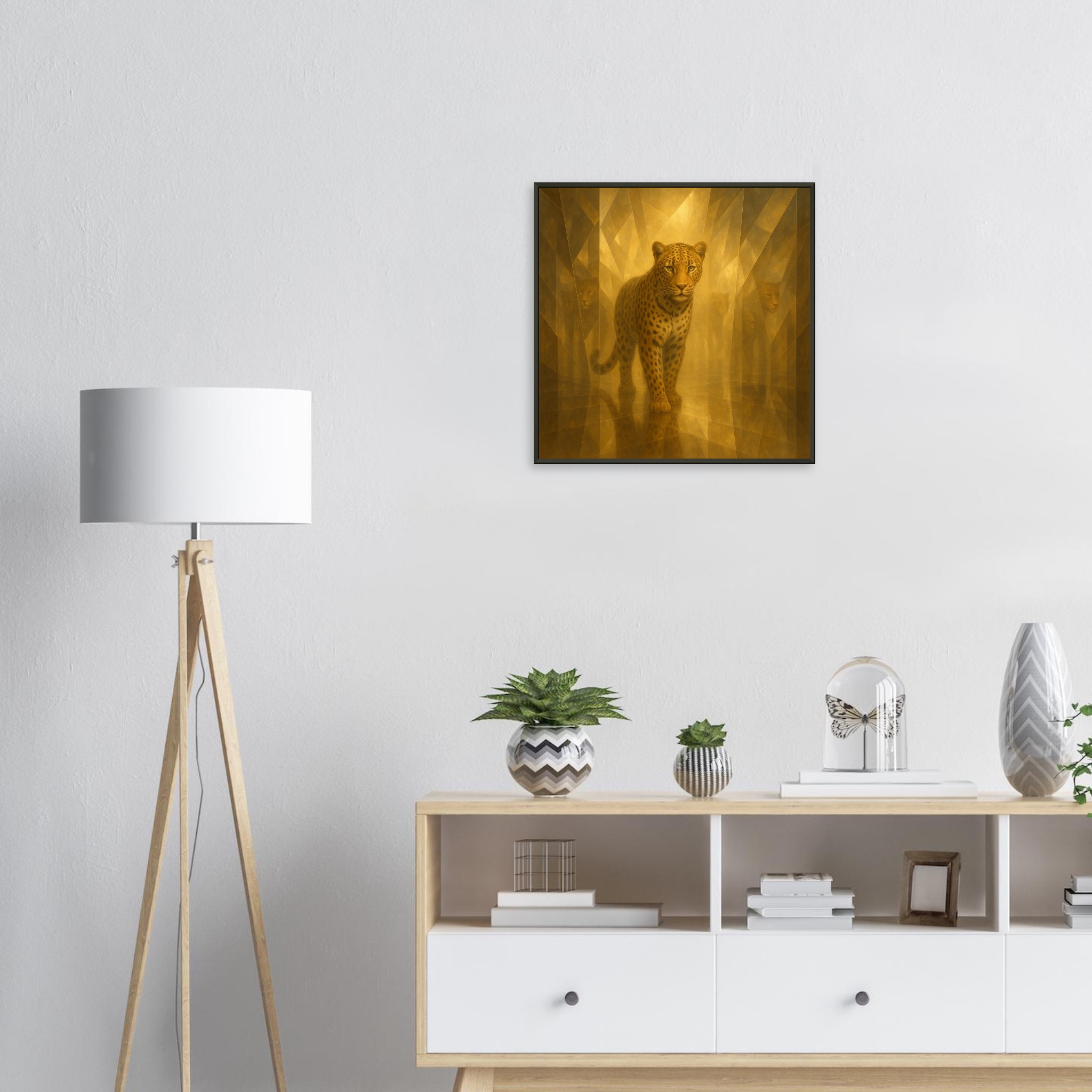 classic semi glossy paper metal framed poster cheetah wall art e1ac47e8-44f0-481d-929d-89bd2761d528