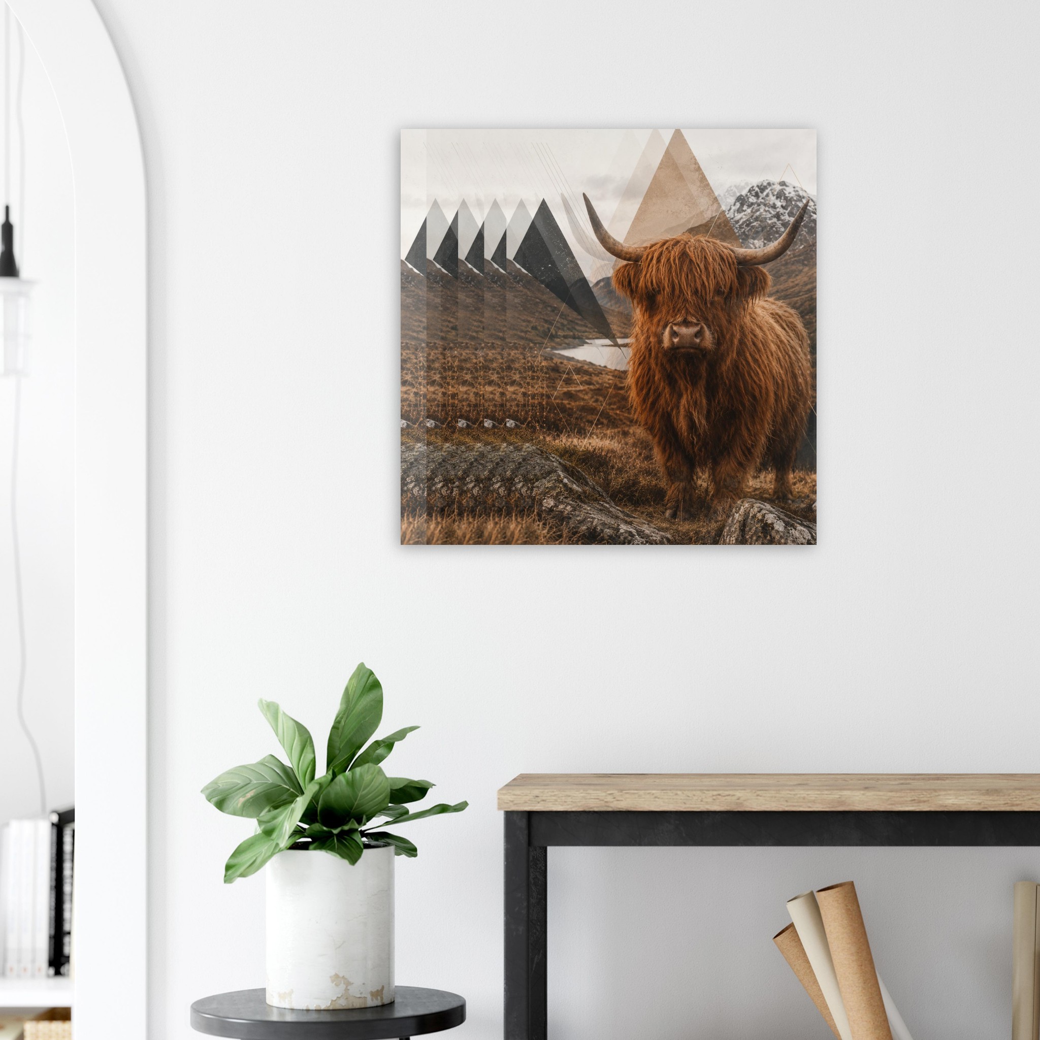 classic semi glossy paper poster highland cow e4ae2c8d-0be2-4e43-97bf-fe5cb58d1580