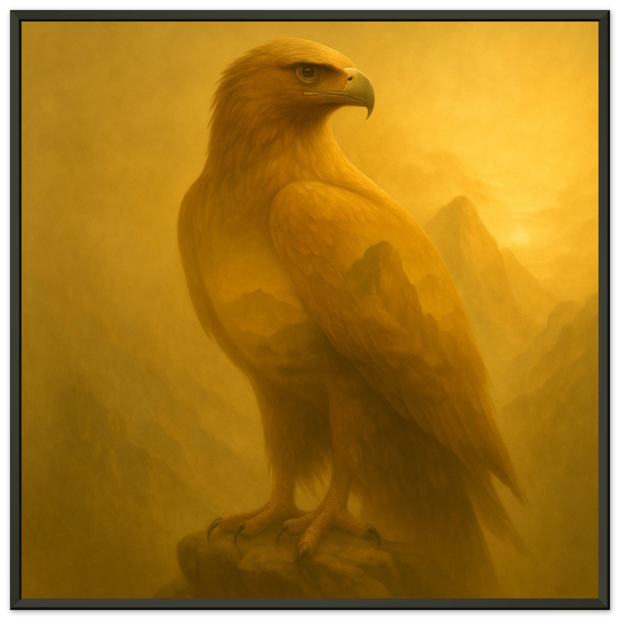 classic semi glossy paper metal framed poster golden eagle e56185ca-a658-4159-b1f5-3f955533baef