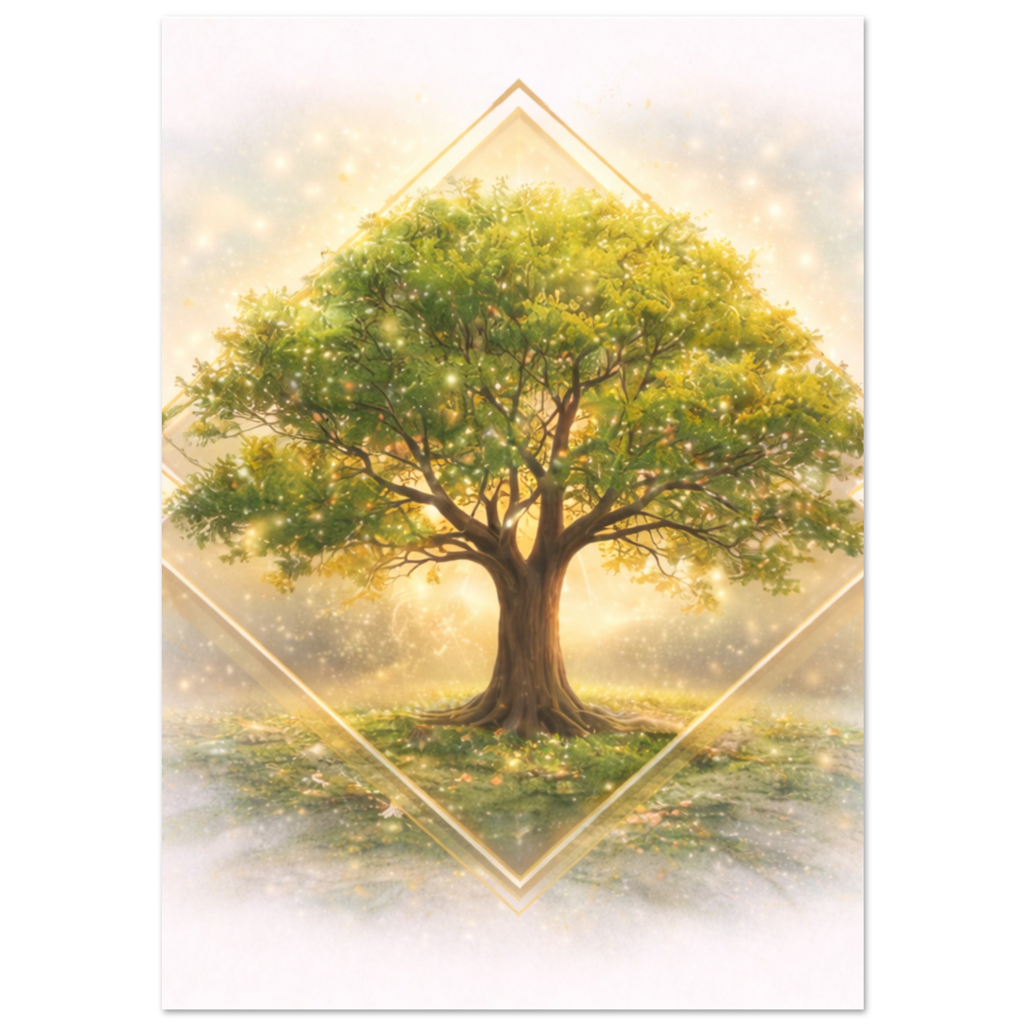 classic semi glossy paper poster summer tree e9c4732a-d37a-47fd-8987-63b214ba02c1