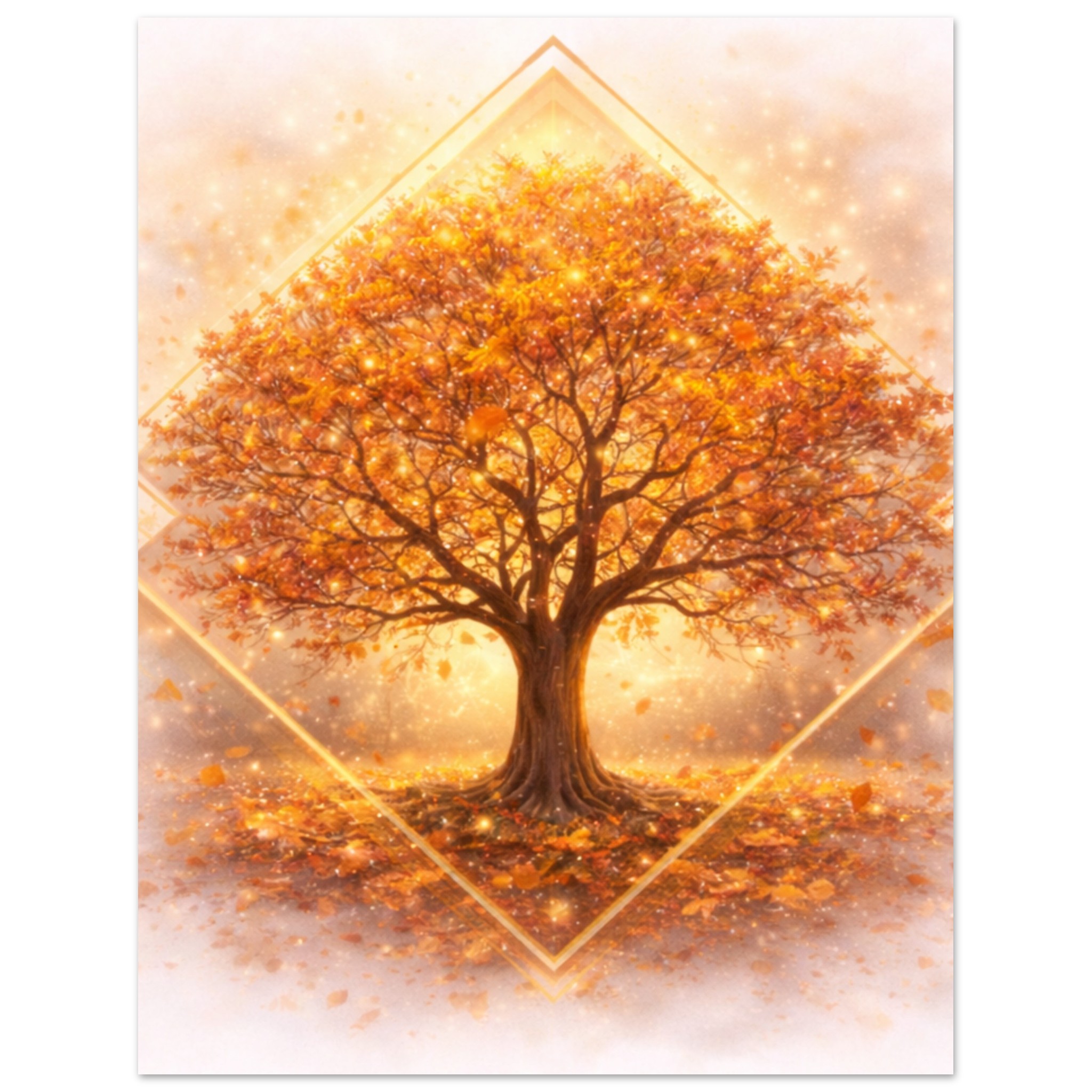 classic semi glossy paper poster autumn tree e9c51c9f-a1db-4039-97d9-9e357b90a631