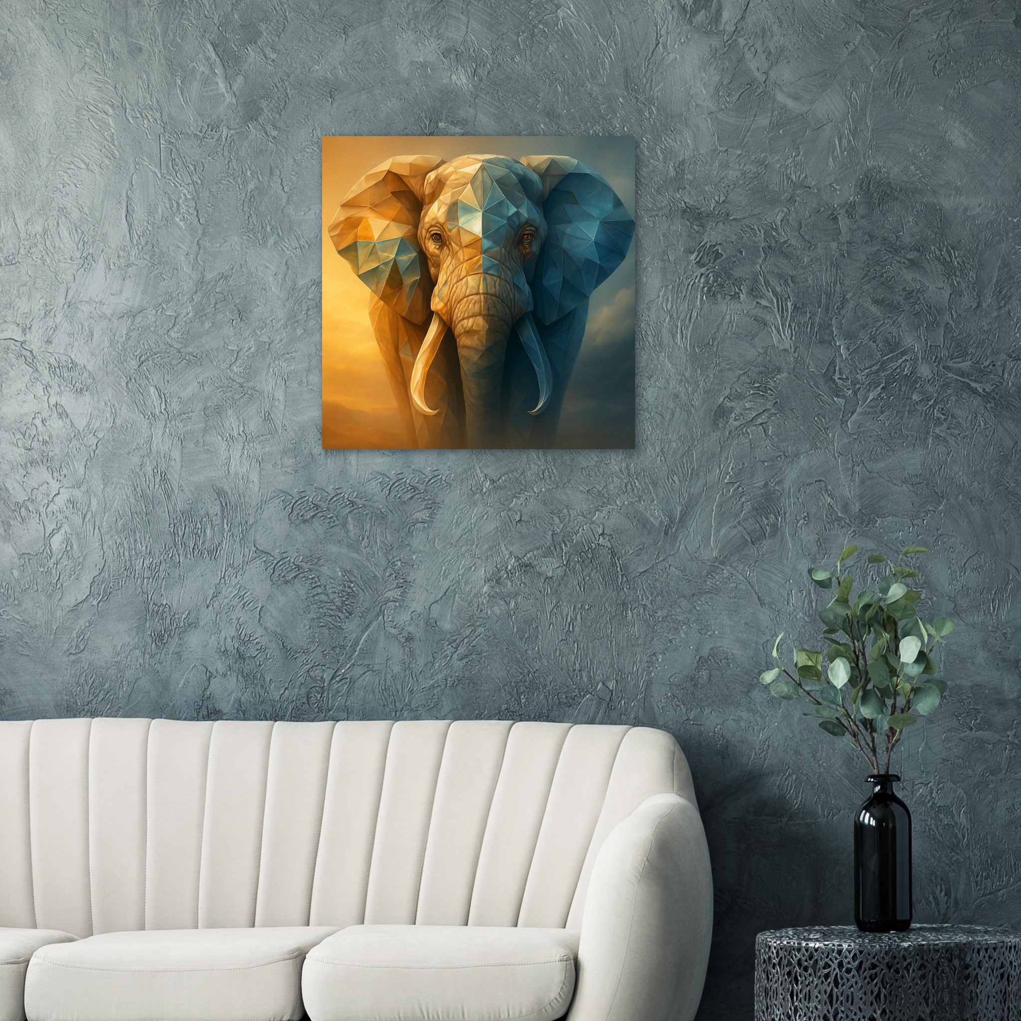 classic semi glossy paper poster elephant eac828b9-21c6-450e-9a23-9dba520ddb09