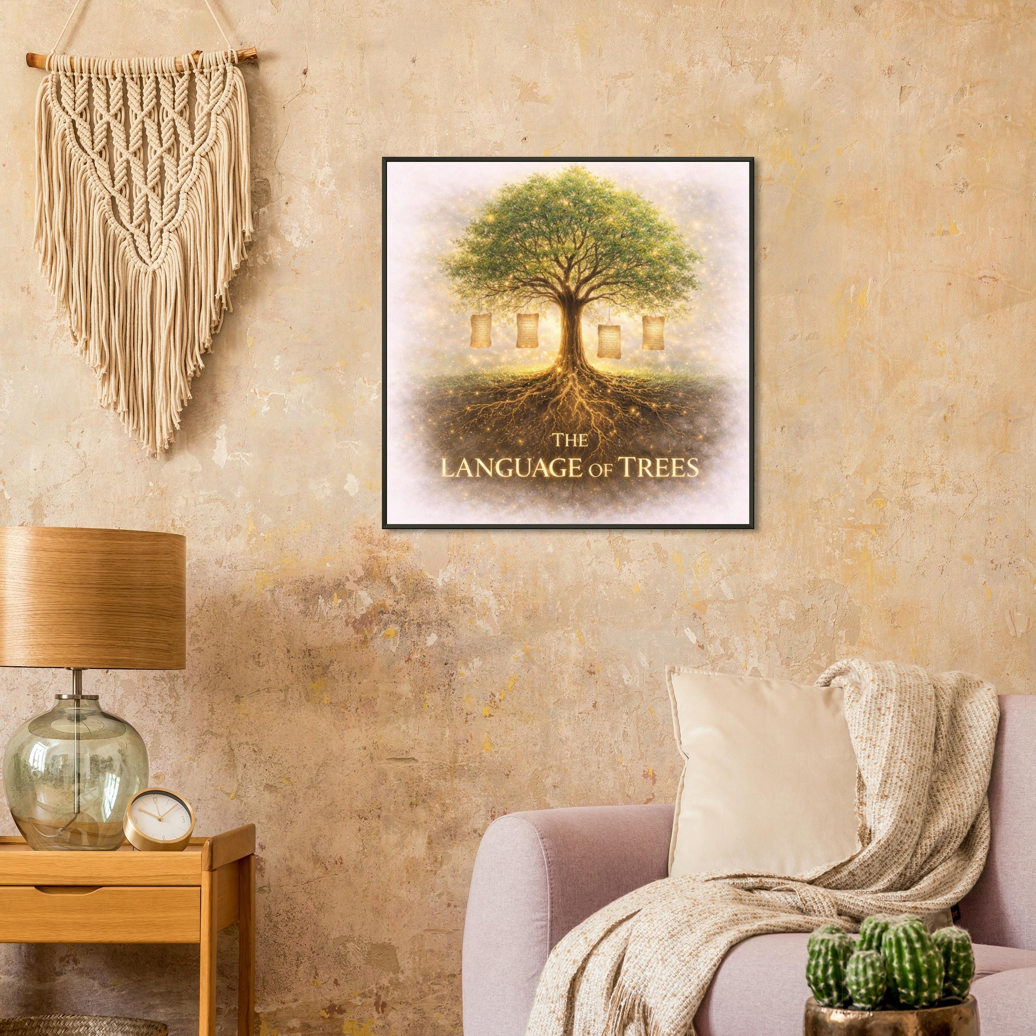 classic semi glossy paper metal framed poster the language of trees eb205a04-1c41-444c-ad25-1142afc1822a
