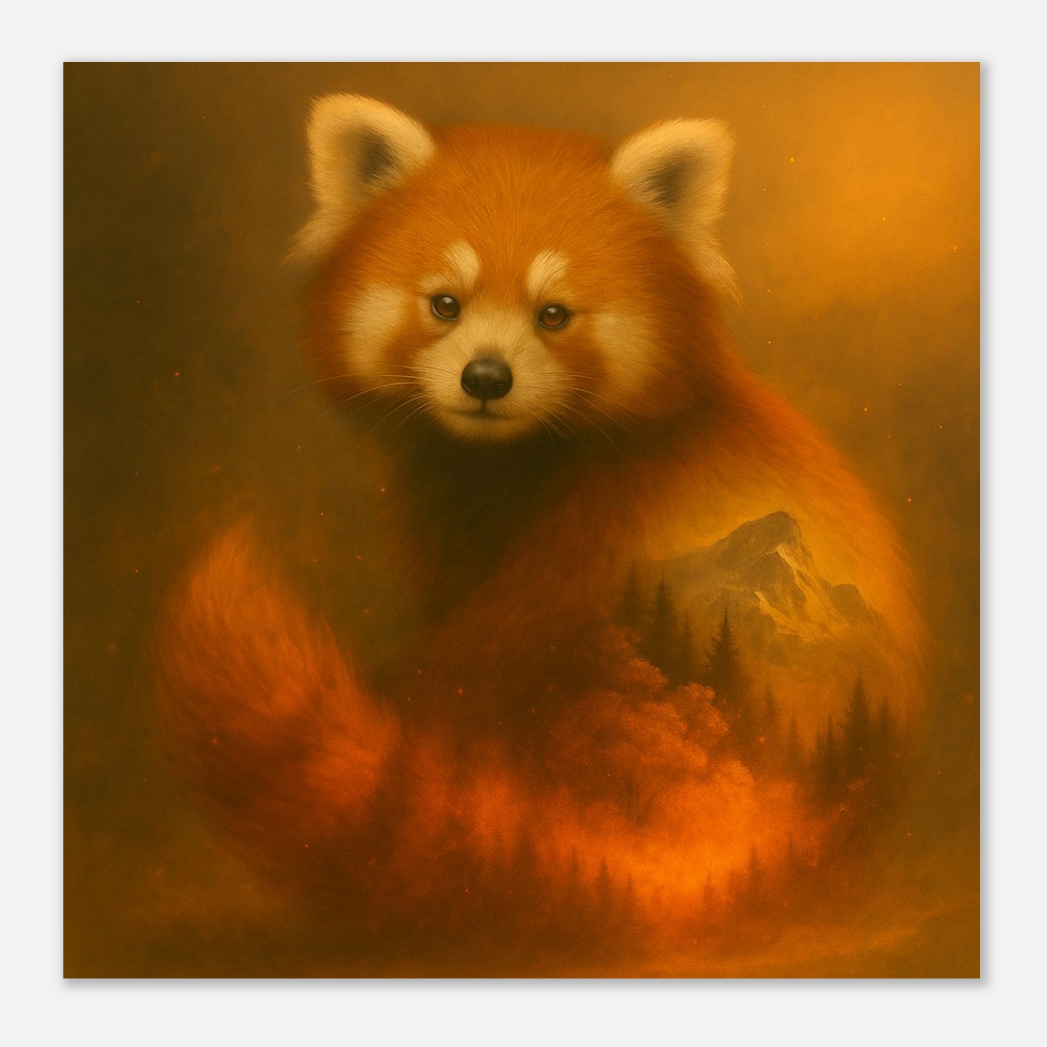 classic semi glossy paper poster red panda eb9d943e-a79f-4e52-a048-2f5fbe546f3b