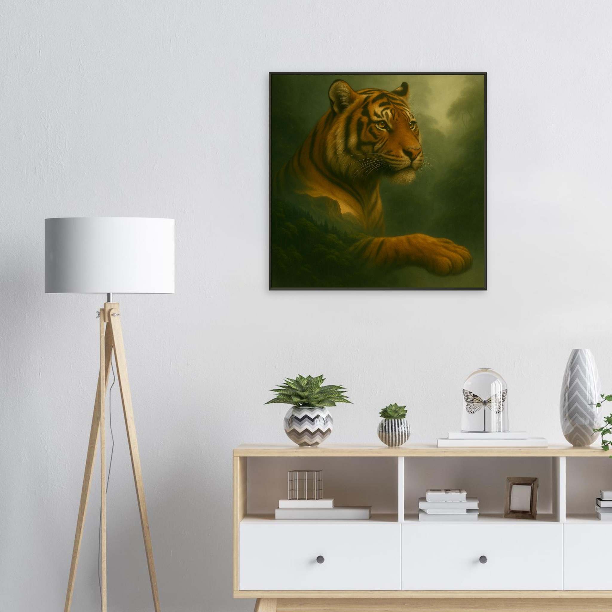 classic semi glossy paper metal framed poster tiger ec0603d9-f61b-4c36-a583-53cf9922e2e7