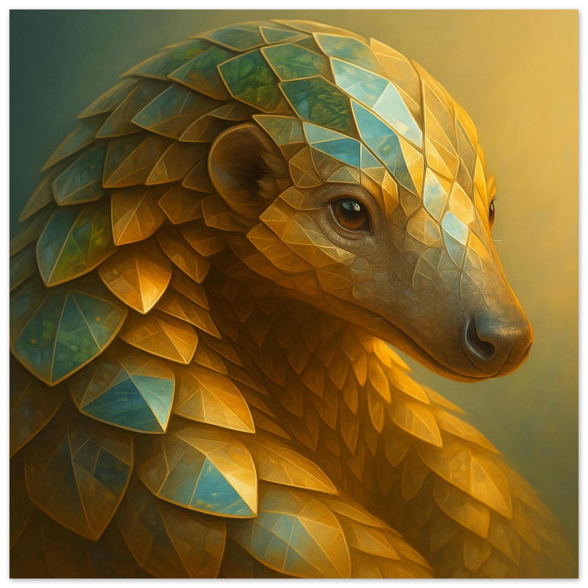 classic semi glossy paper poster pangolin ed39f895-4c4b-48a1-9644-95136b153fa3