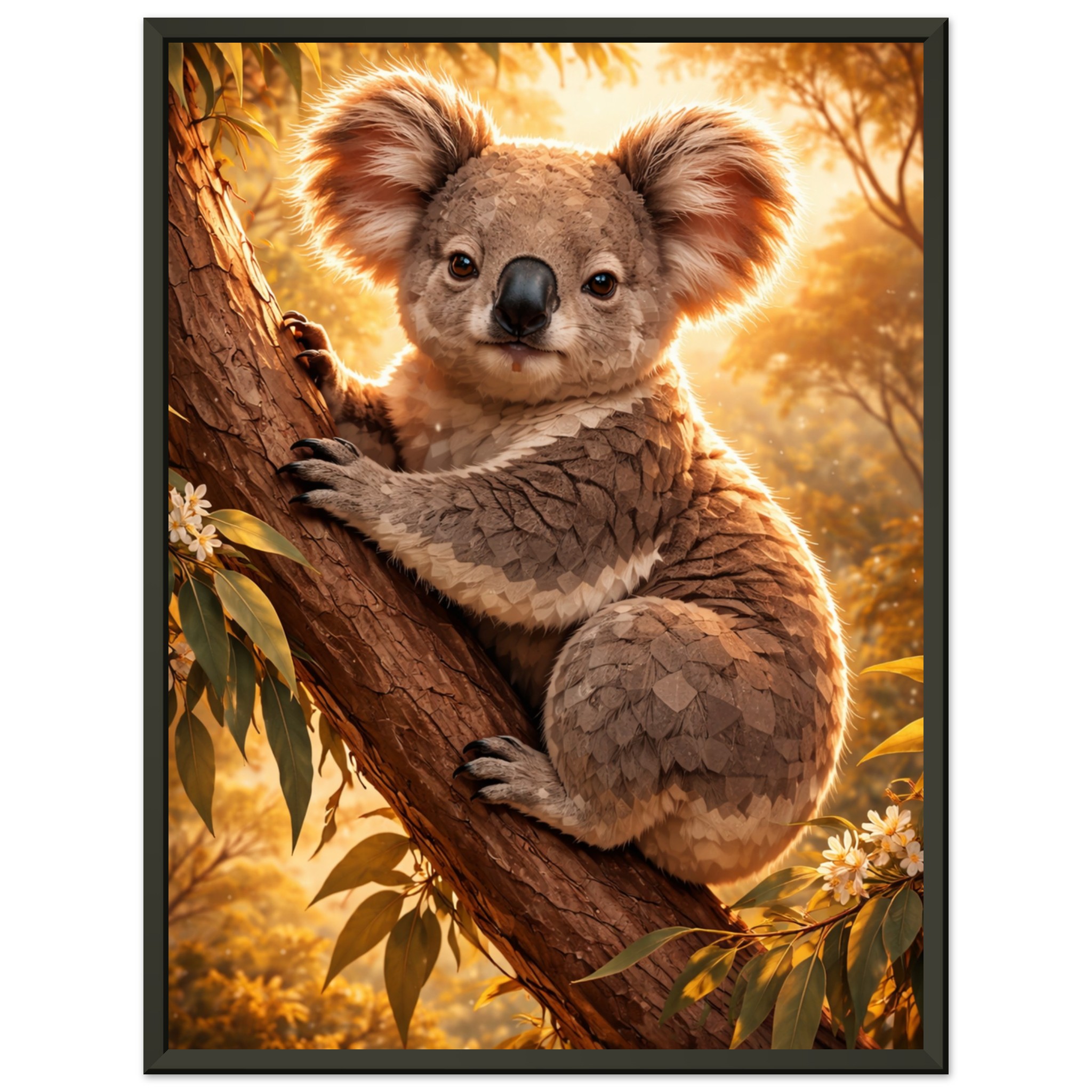 classic semi glossy paper metal framed poster koala art ed9be6ec-a9d9-4342-aee6-26de7ce87c28