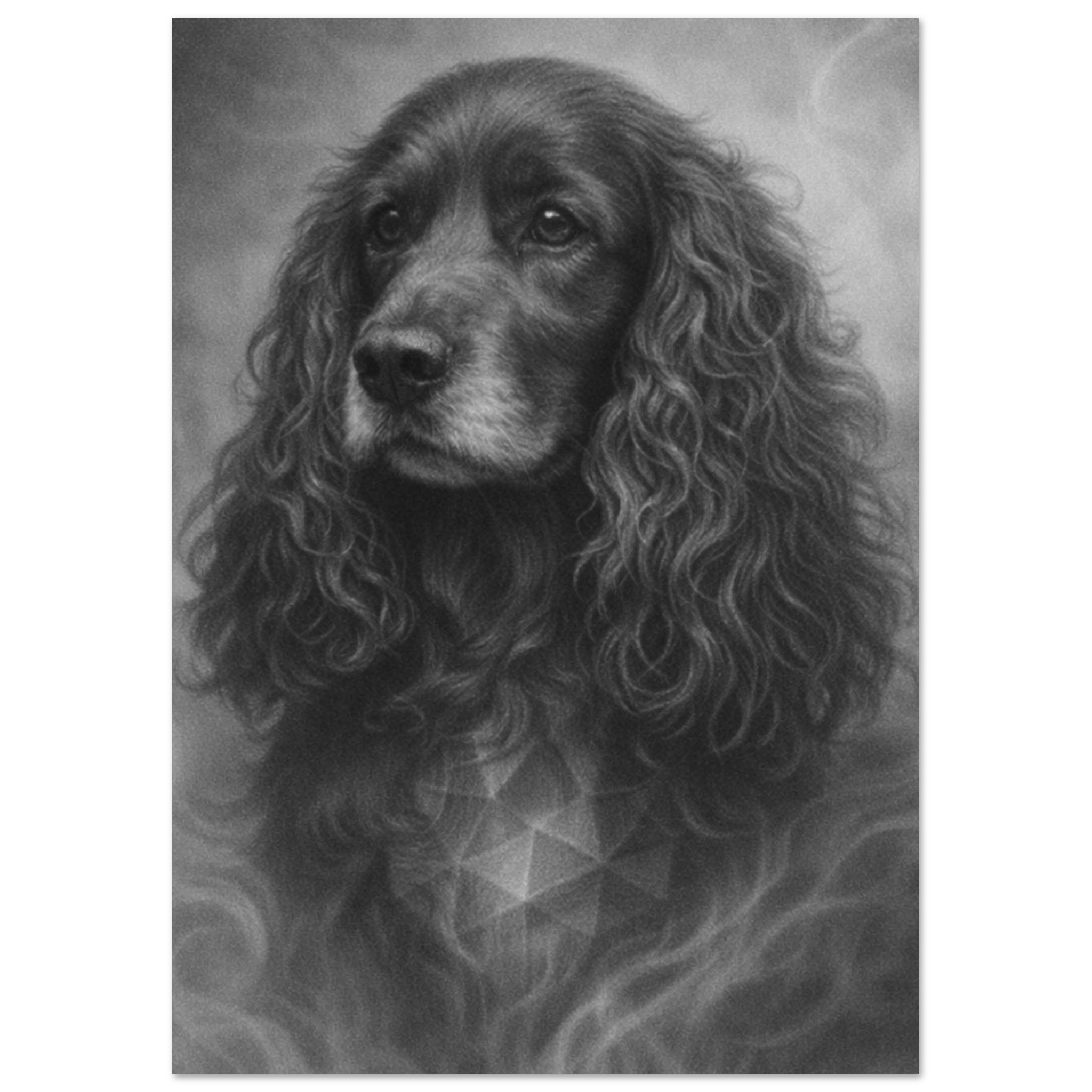 classic semi glossy paper poster cocker spaniel edbe1461-fc8d-4226-a70f-76a129d9b2b9