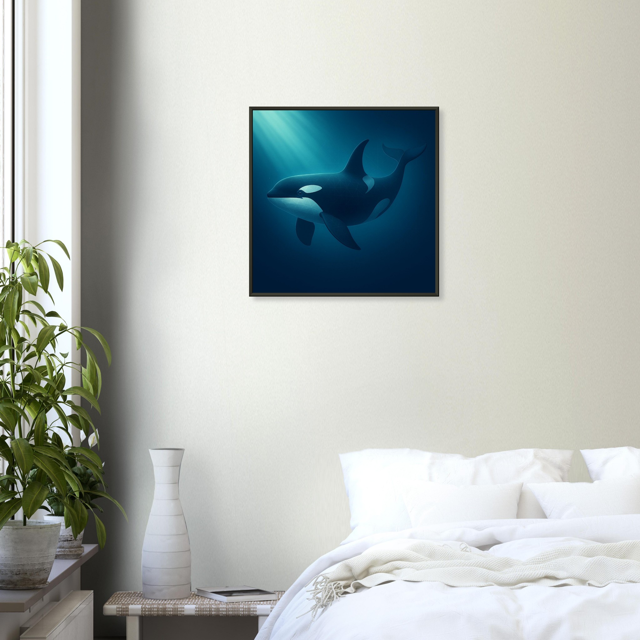 classic semi glossy paper metal framed poster orca ee41063e-3394-4140-b106-b74ccd3f9865