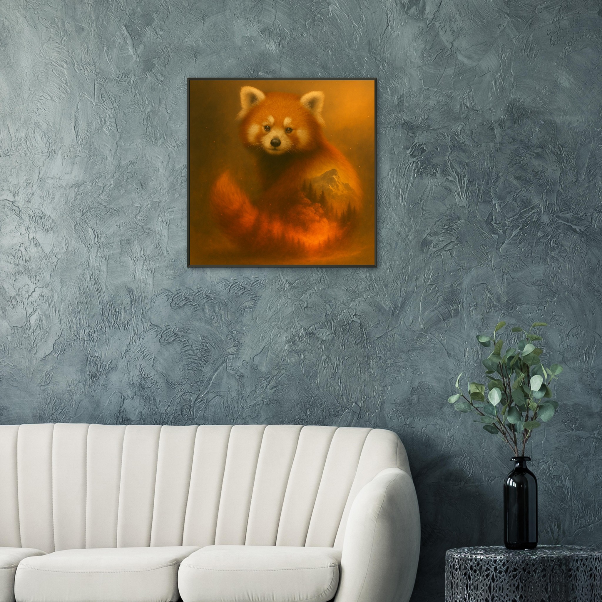 classic semi glossy paper metal framed poster red panda eedd0b2a-be72-4547-b7ae-6b74c8dfc1ba