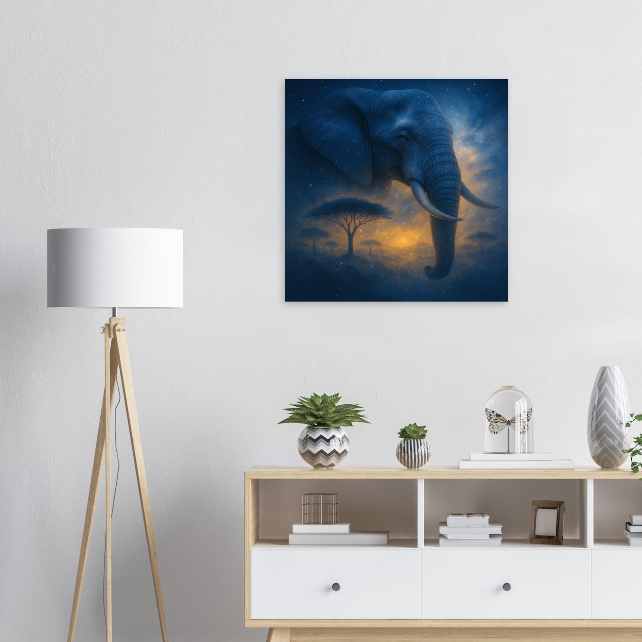 classic semi glossy paper poster, majestic elephant ef575e53-7d86-422c-be09-e72bf826c953