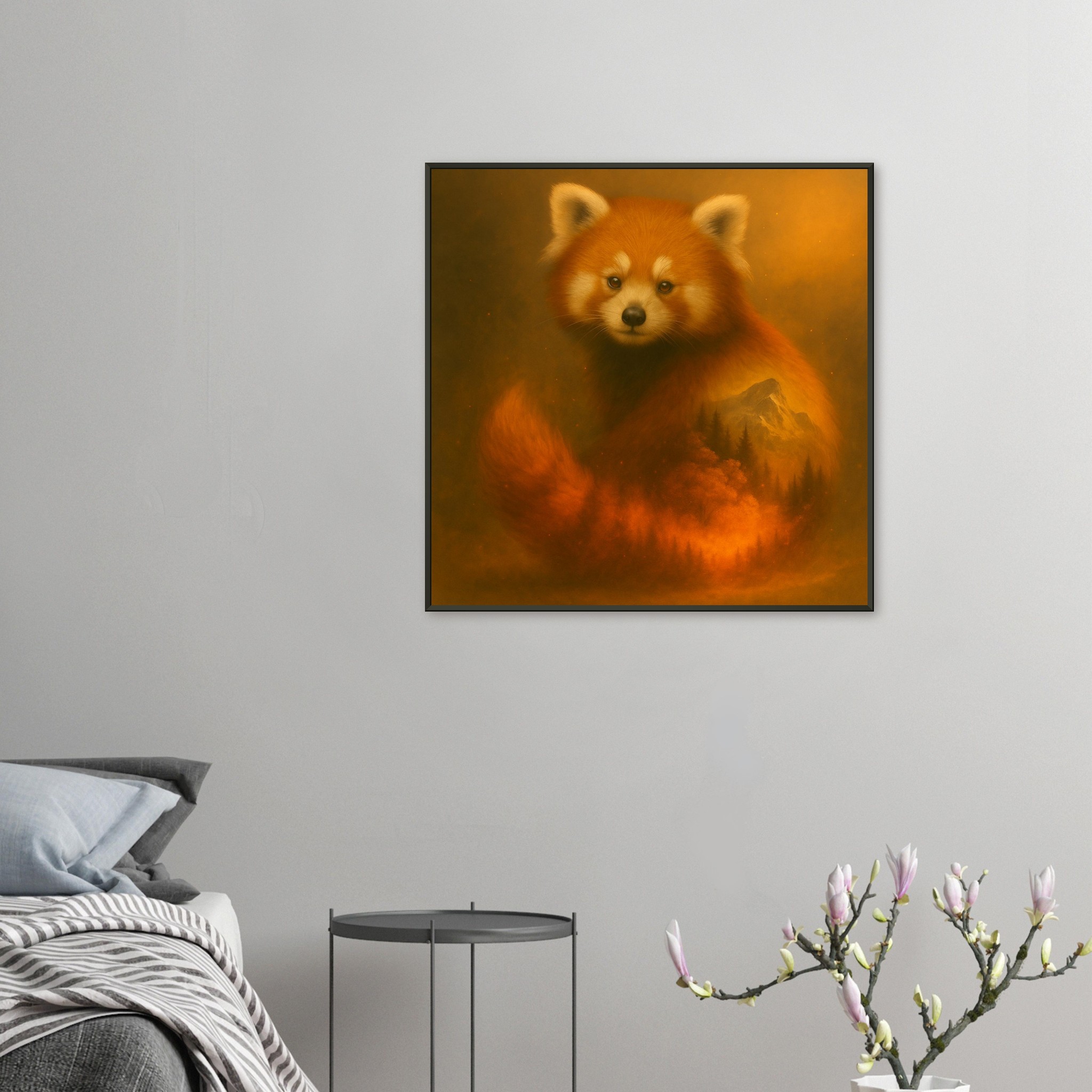 classic semi glossy paper metal framed poster red panda f055817e-ad4b-403f-8c68-660f0b6a67e1