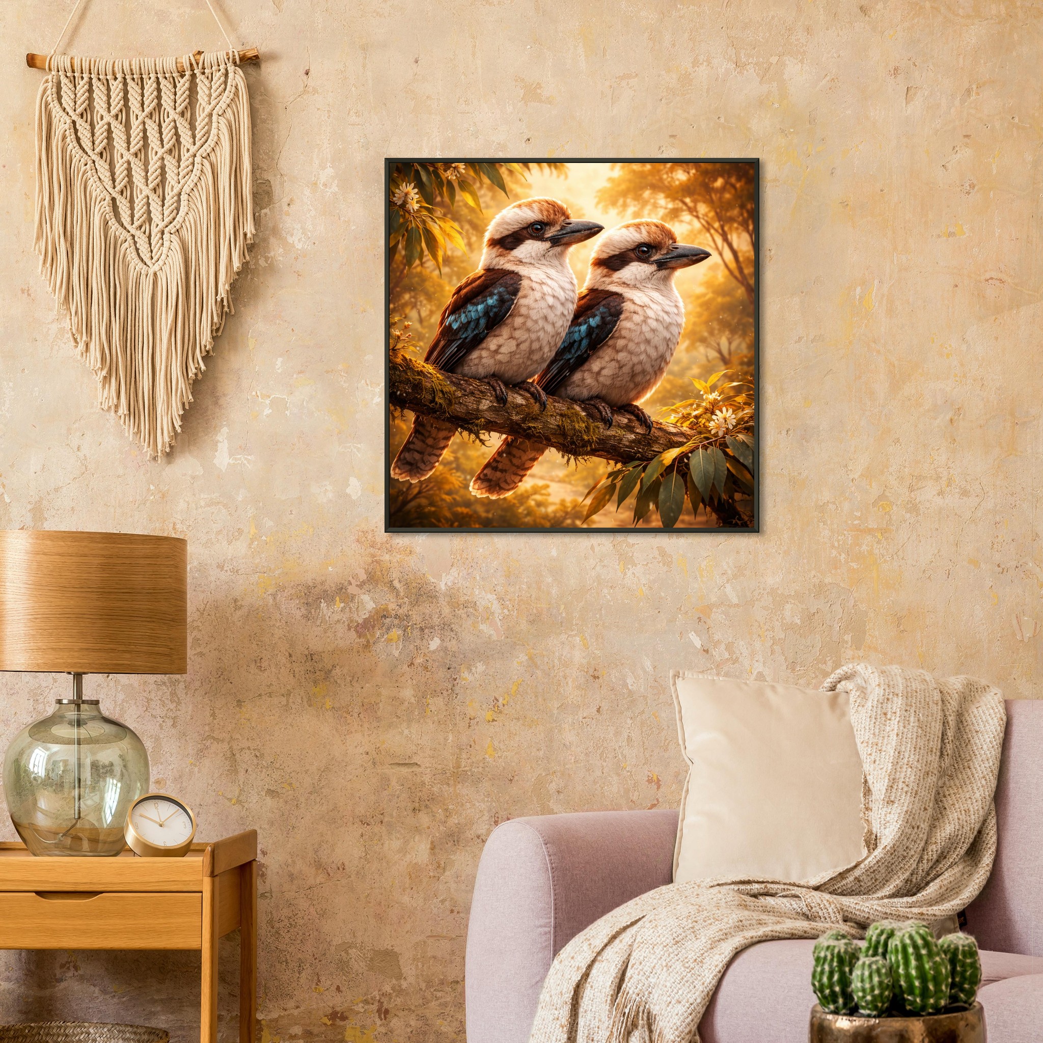 classic semi glossy paper metal framed poster kookaburras f0bf51dc-76c3-40bc-bb2e-f048c15a0d40