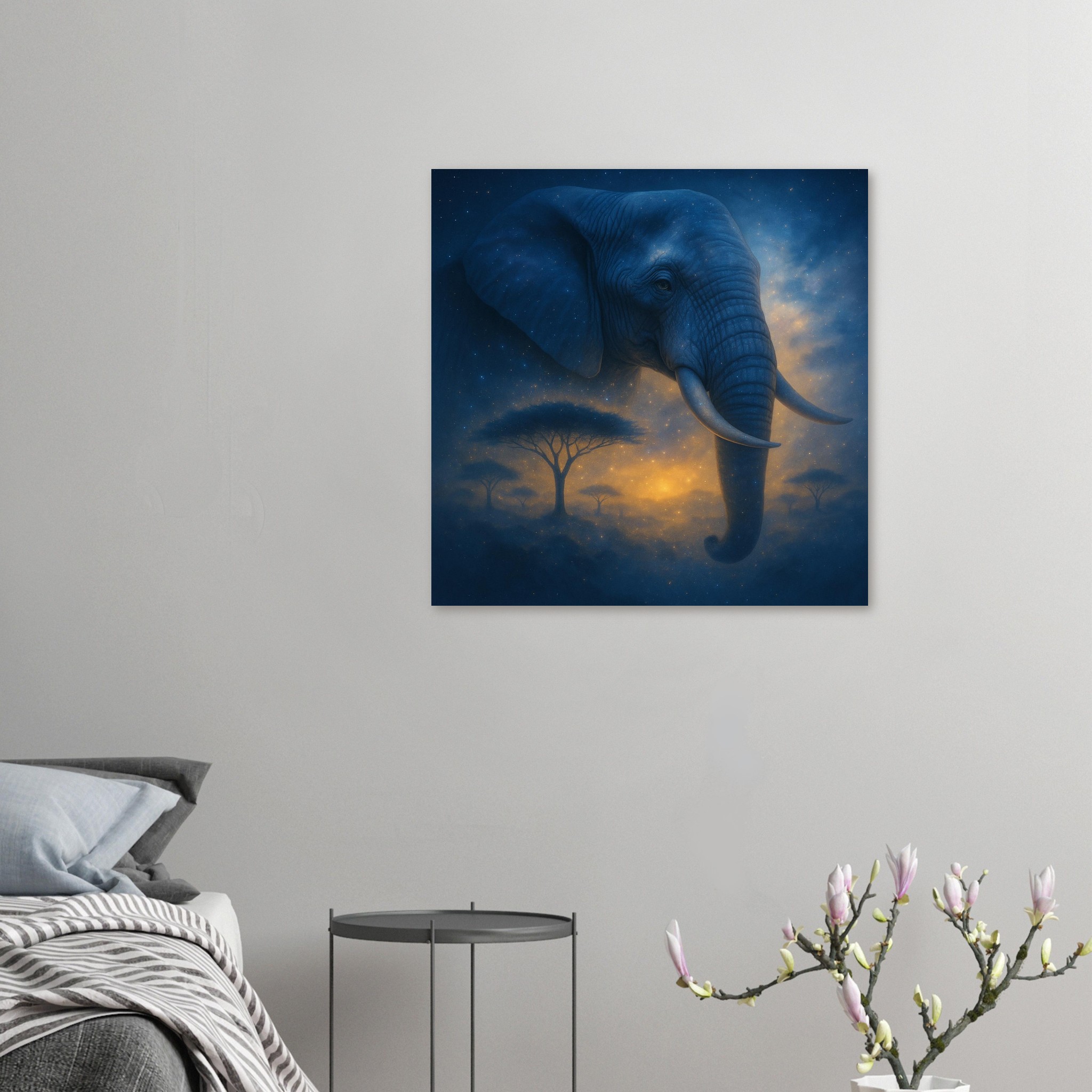 classic semi glossy paper poster, majestic elephant f1409657-6e95-44ef-a2b4-8ac99c0f8365