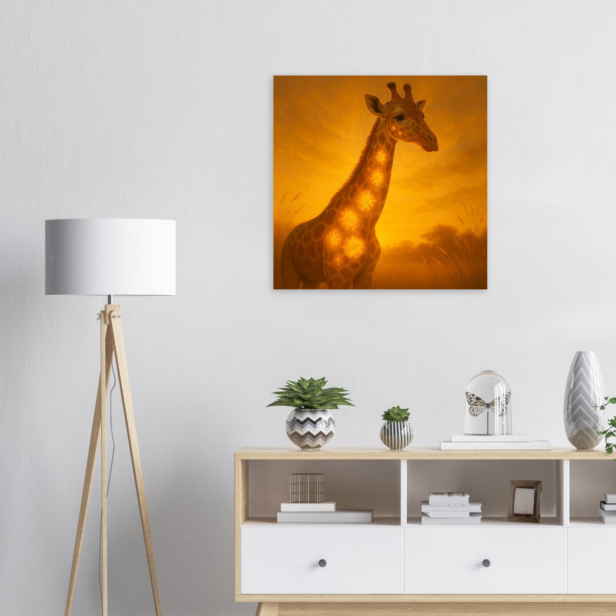 classic semi glossy paper poster giraffe f1a65342-d160-498e-8a0b-436850fc577e