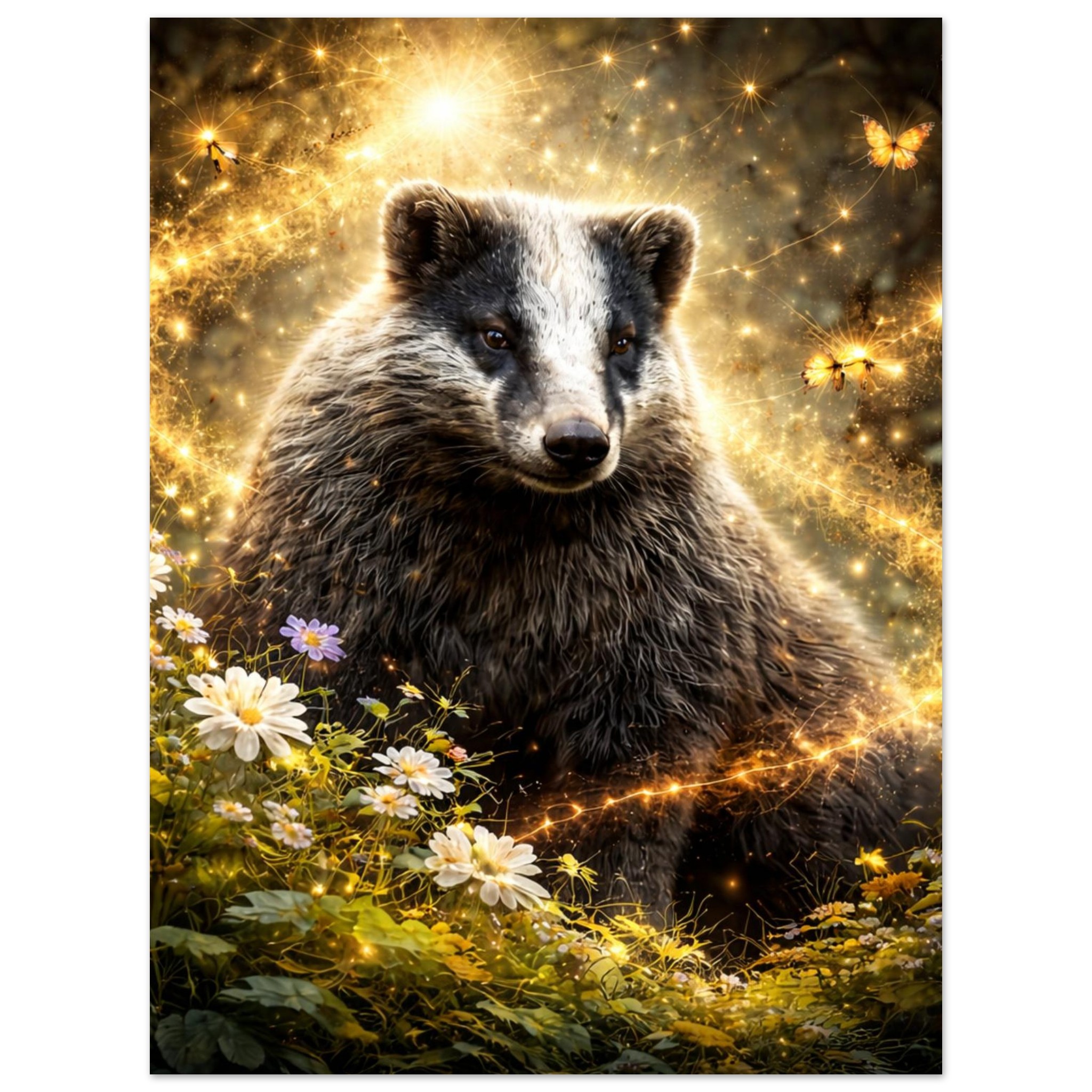 classic semi glossy paper poster badger f242d729-4a9b-46fc-a02b-d266387ecab4