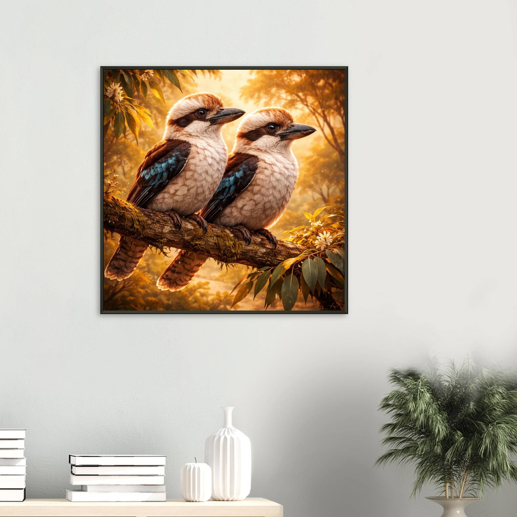 classic semi glossy paper metal framed poster kookaburras f397f823-192d-4678-860d-32371f84f653