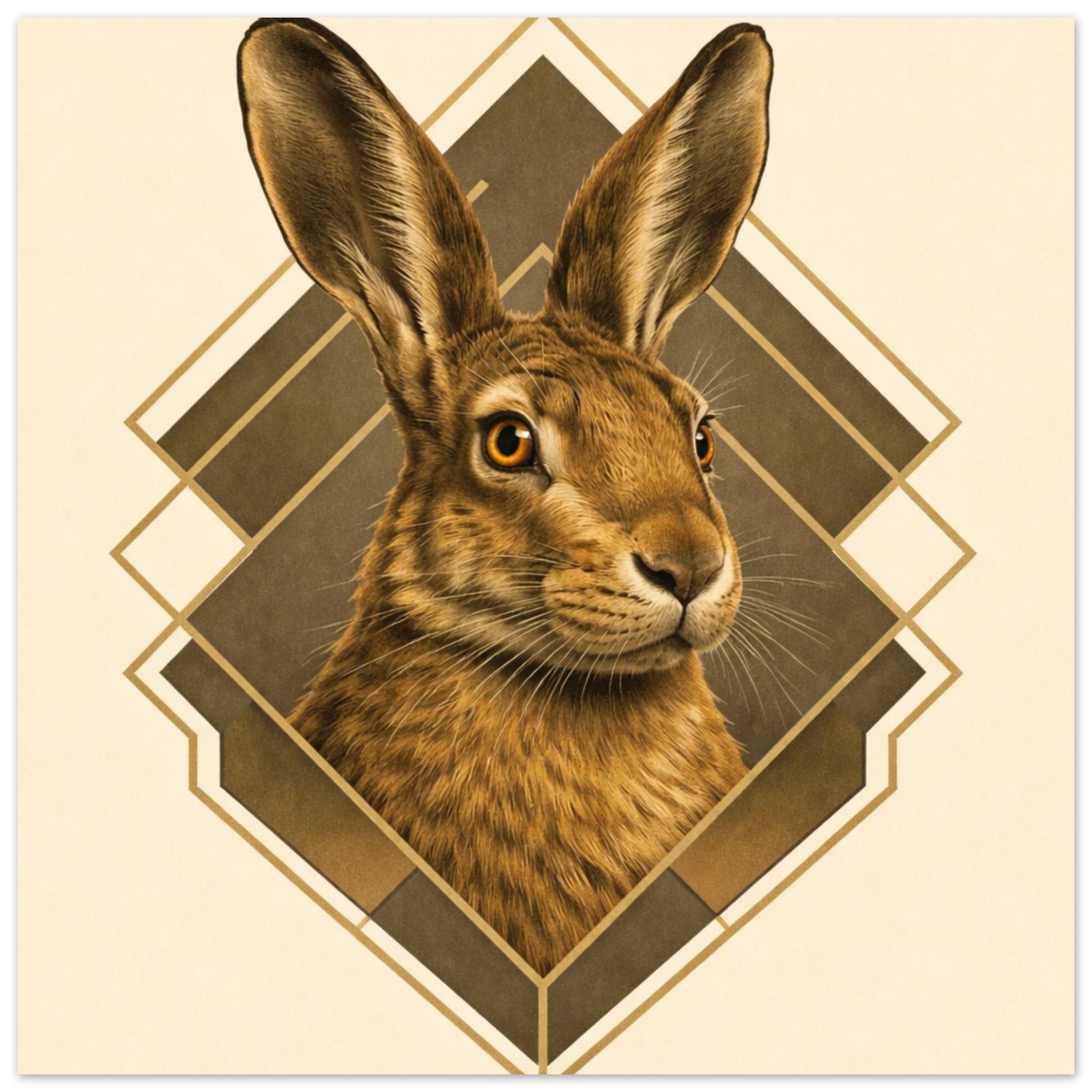 classic semi glossy paper poster hare f5876433-324f-4b40-9f6e-c2e5a4683175
