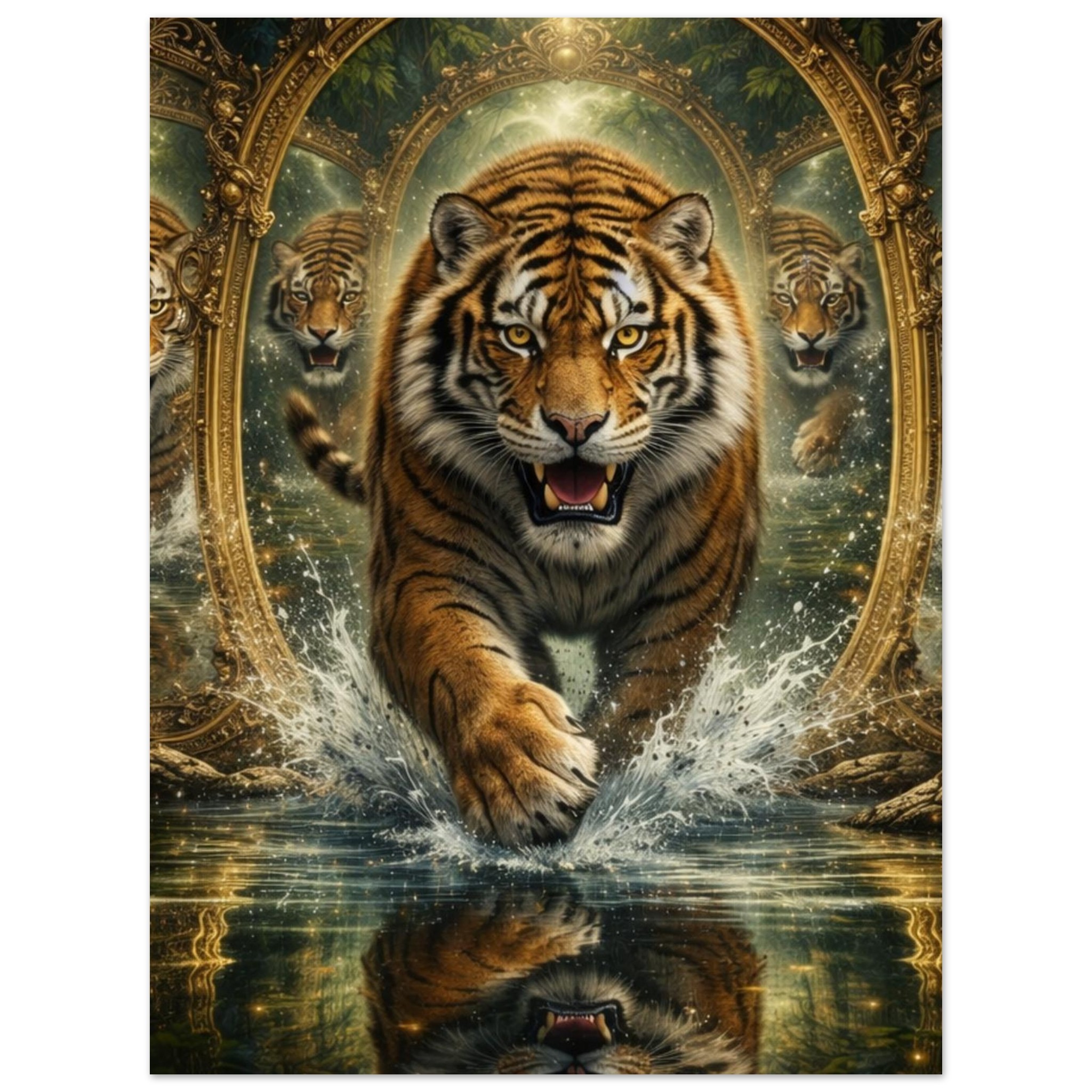 classic semi glossy paper poster tiger reflections f58c937a-83c4-4600-8139-a8282286bce7