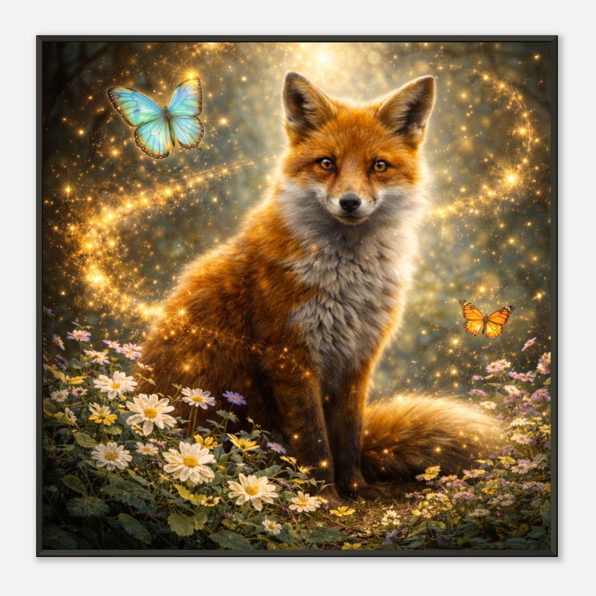 classic semi glossy paper metal framed postered fox f74acfca-f394-446a-aab2-5e5ab02dde2f