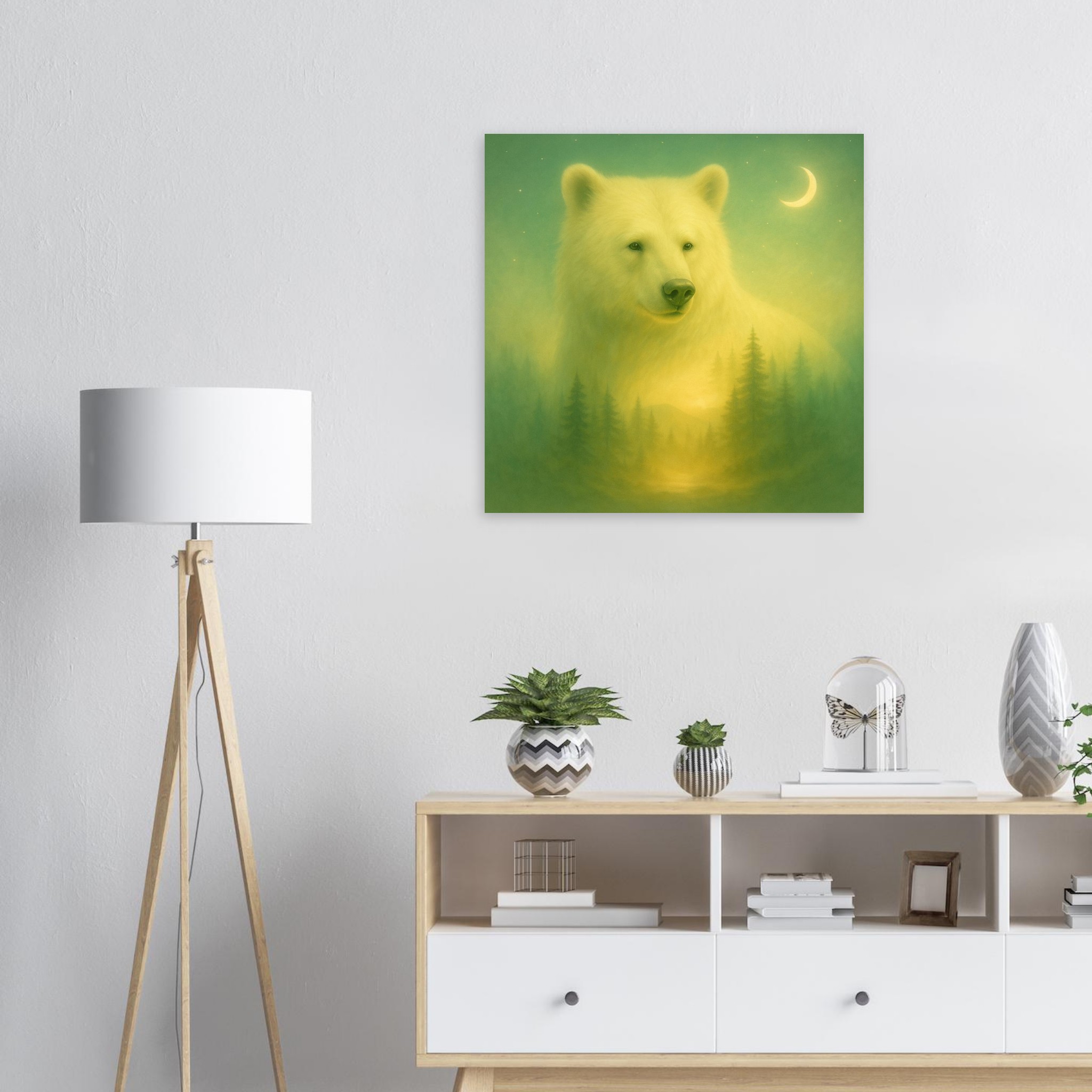 classic semi glossy paper poster polar bear art f75b5949-7487-4c1b-8337-bb281604ac02