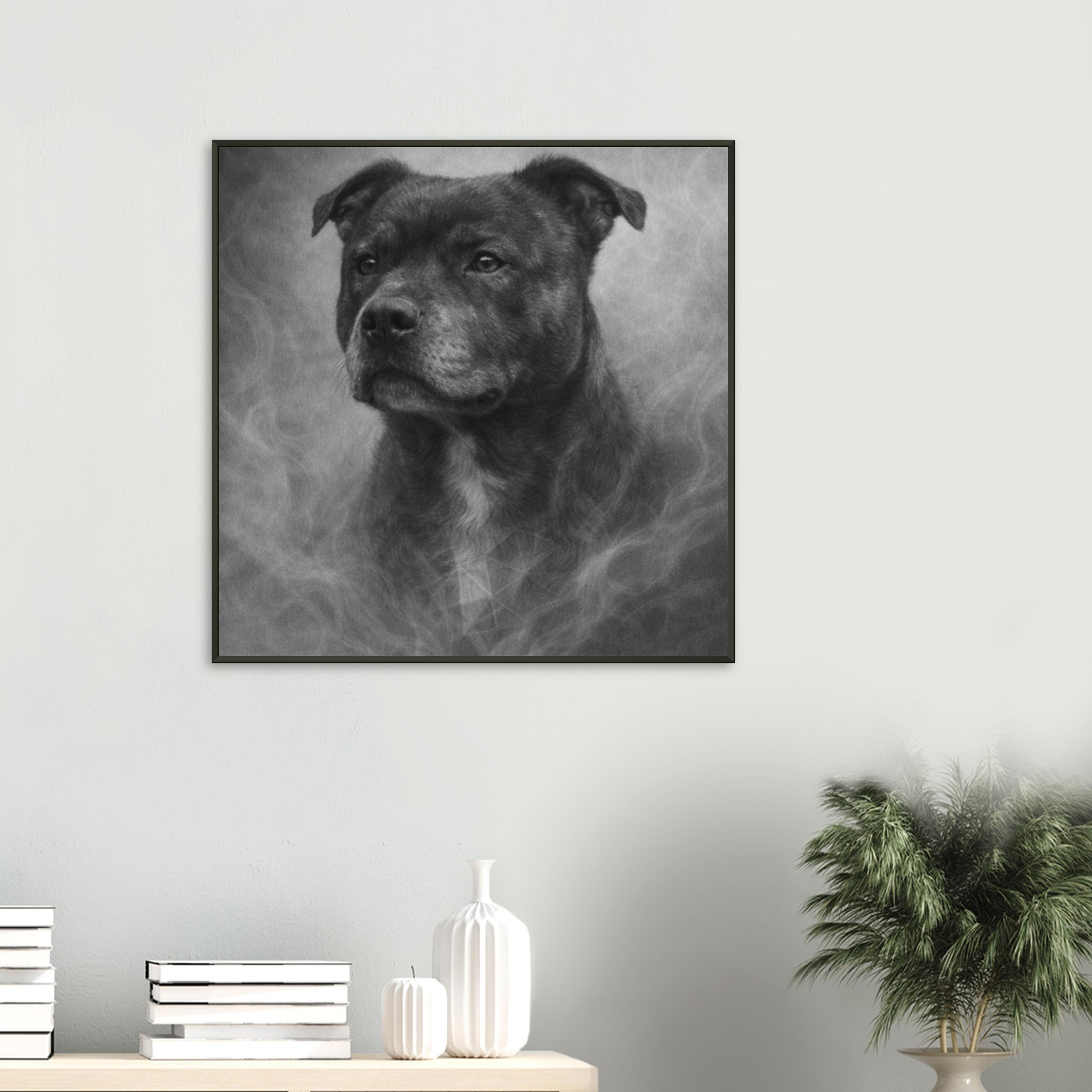 classic semi glossy paper metal framed poster staffy f7b6a243-0827-43cb-b990-a5435cc60fa3