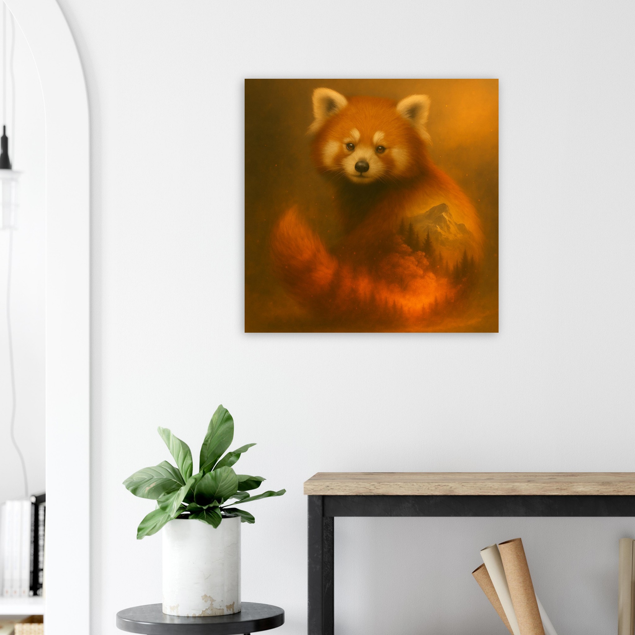 classic semi glossy paper poster red panda f83cdcd3-e24f-4f33-92b2-638831fe66bf