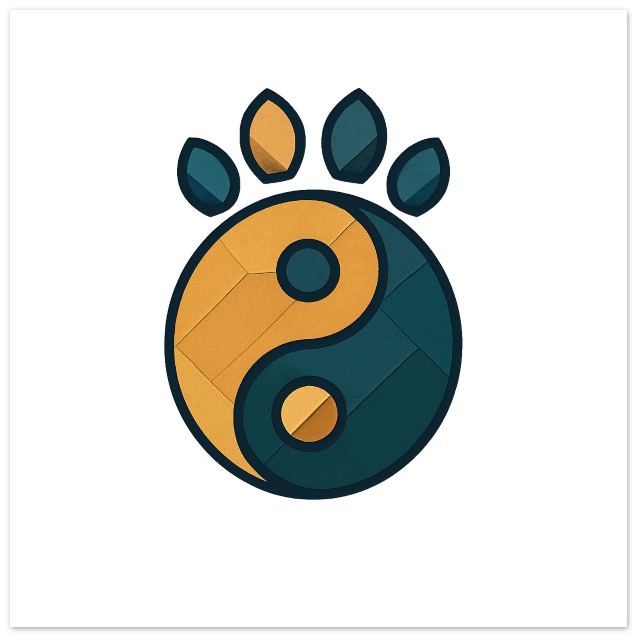classic semi glossy paper poster yin and yang f85577ac-c04c-447e-a720-40d33f369a96