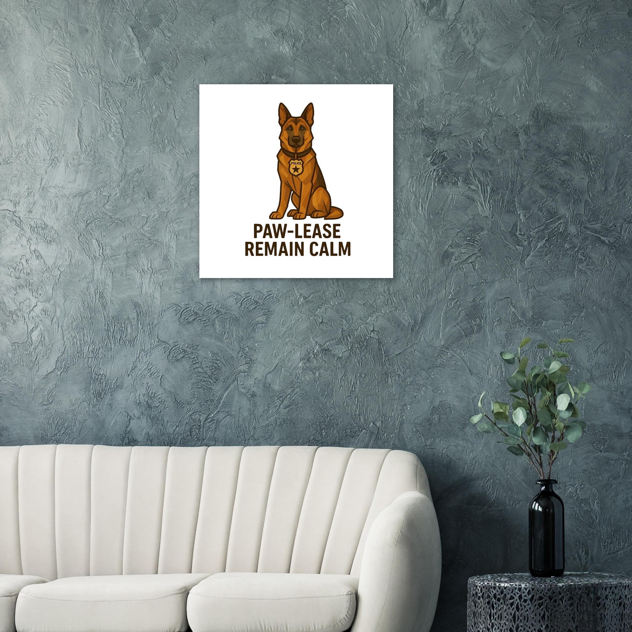 classic semi glossy paper poster paw lease remain calm f934dc13-6c24-4c41-8754-b10d1823263e