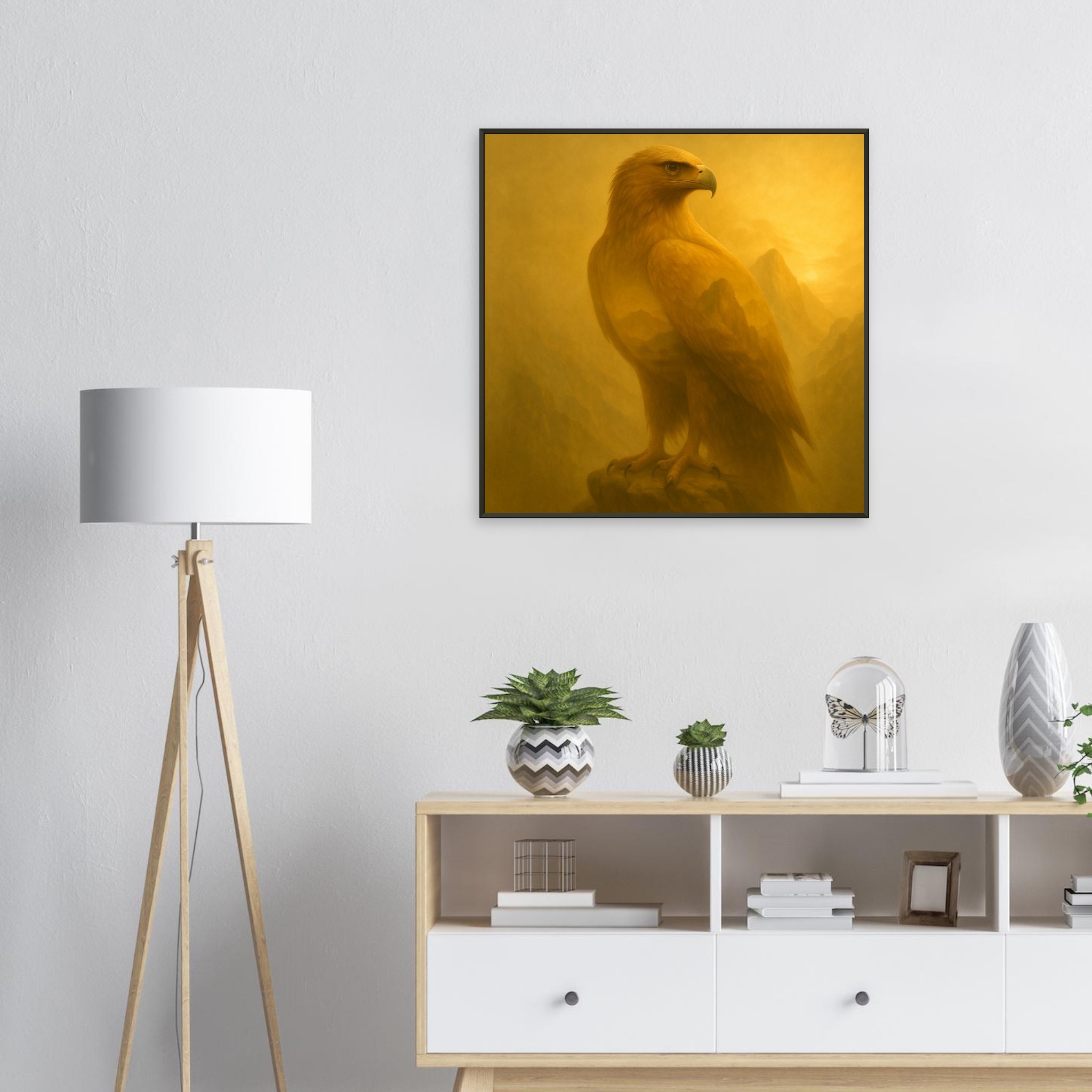 classic semi glossy paper metal framed poster golden eagle f969e99c-2ba0-4c88-a94e-bca1a9e72d7d