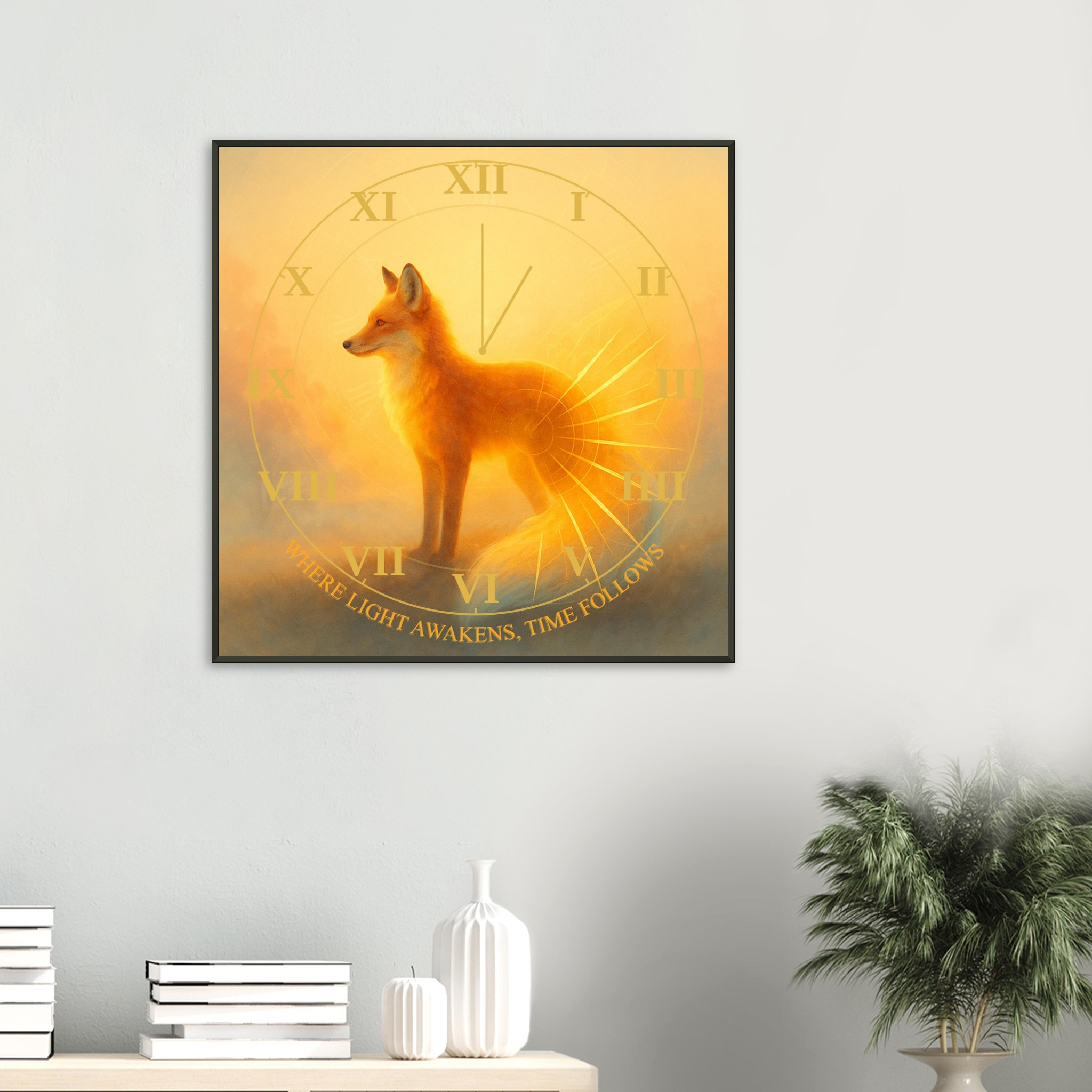 classic semi glossy paper metal framed poster, timekeeper f9c01214-07cc-474a-a59d-757716566f0d