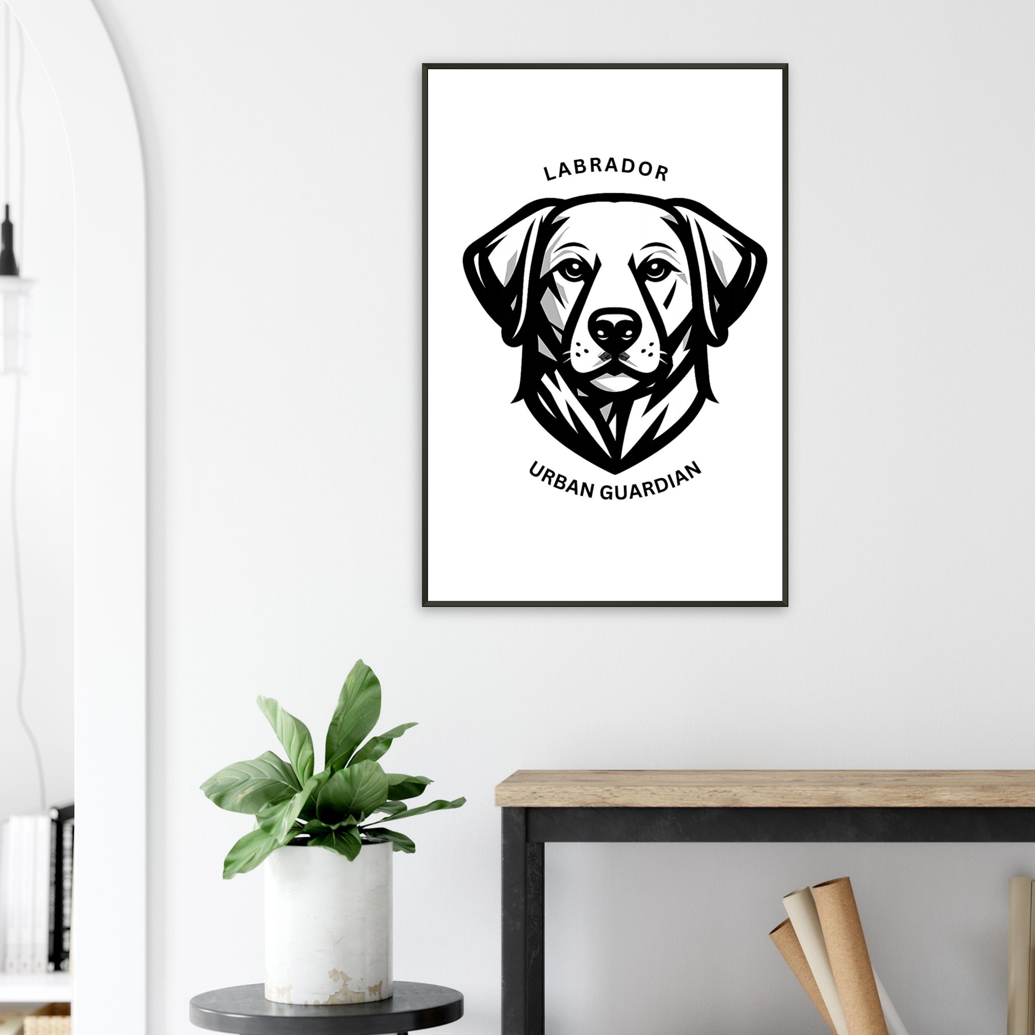 classic semi glossy paper metal framed poster urban guardian fcb1affc-0991-47cc-b5b4-22b46a81caca