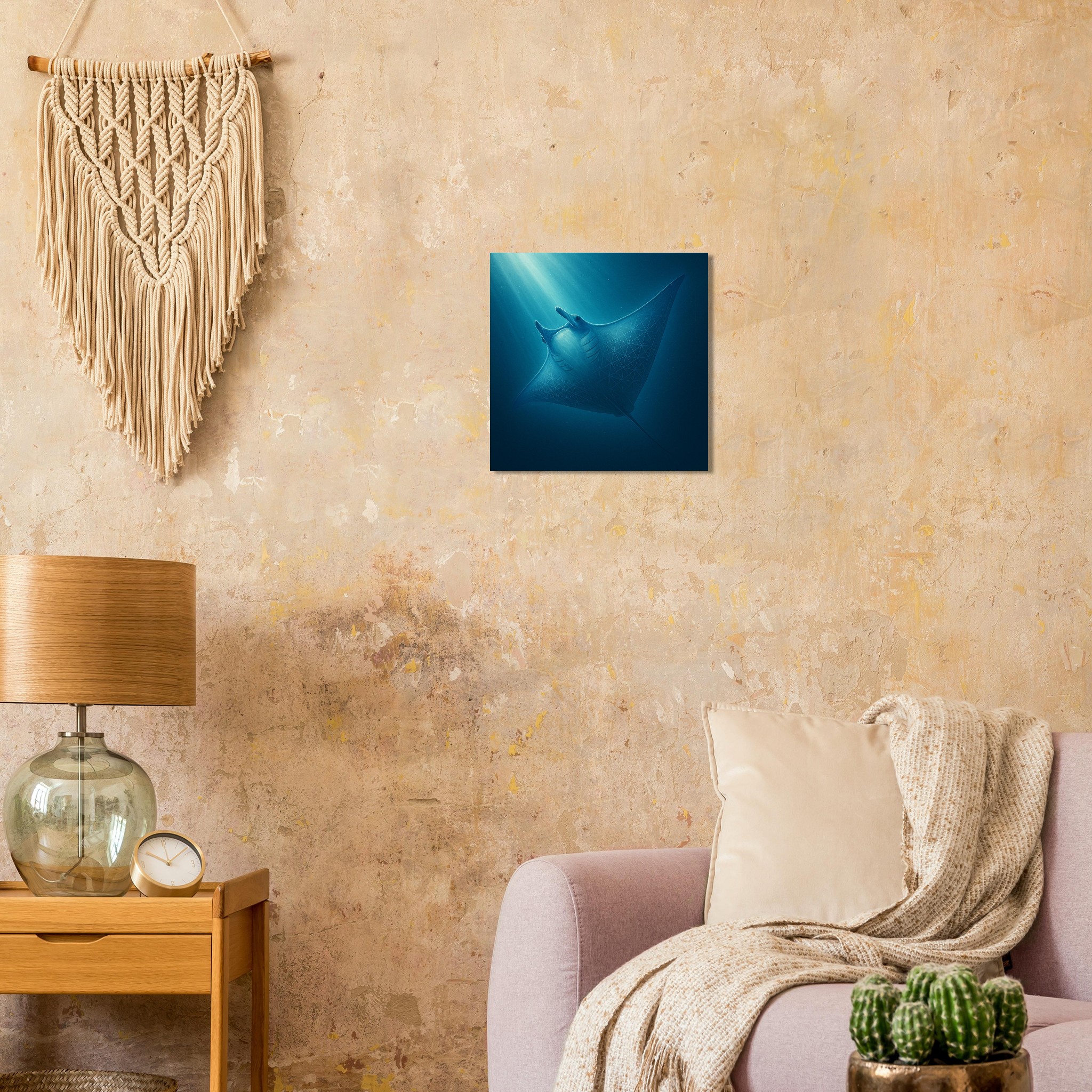 classic semi glossy paper poster manta ray fde07bd3-4567-4029-8661-03fec3914052