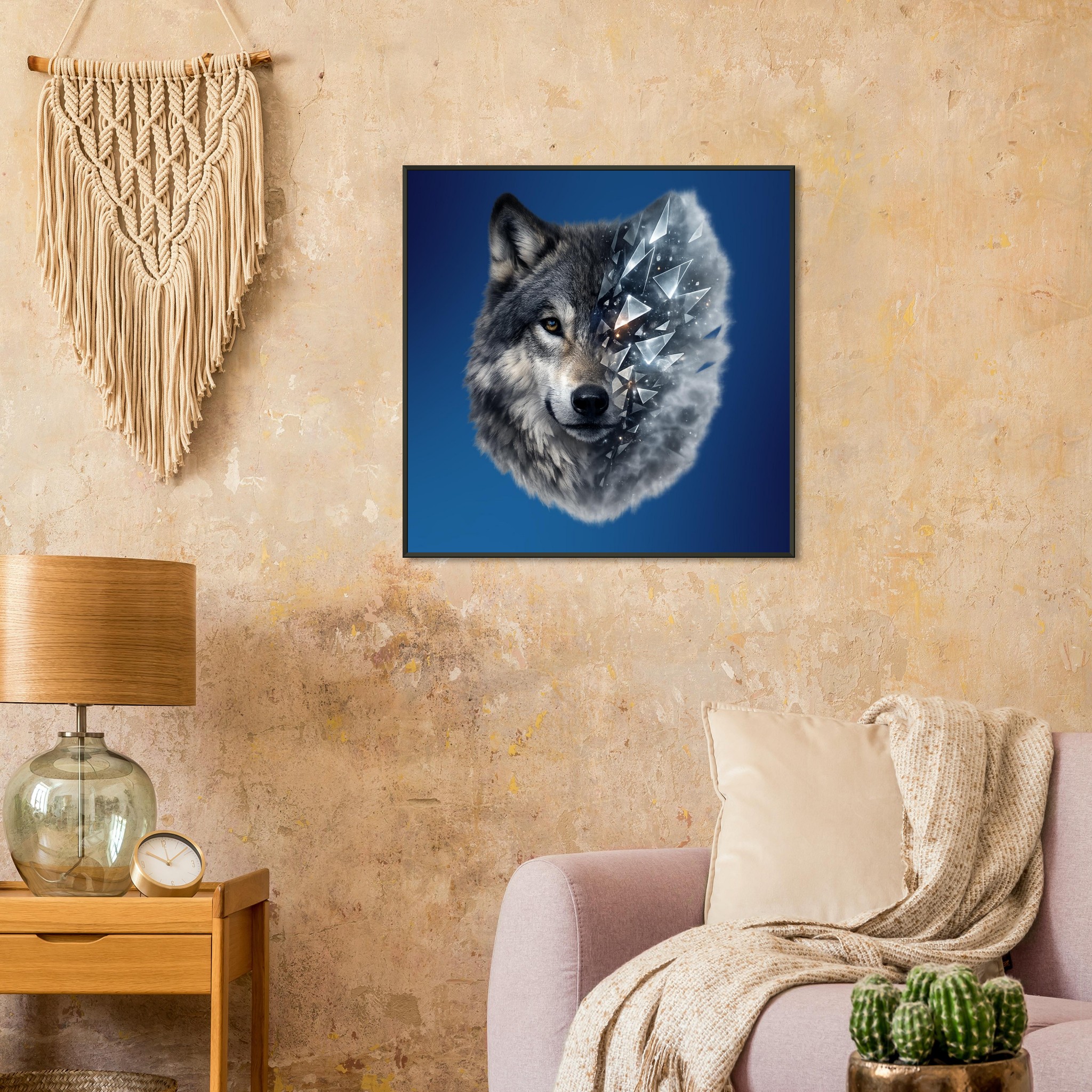 classic semi glossy paper metal framed poster wolf fe5adea8-e77a-44fc-948a-de3eb803b7c9