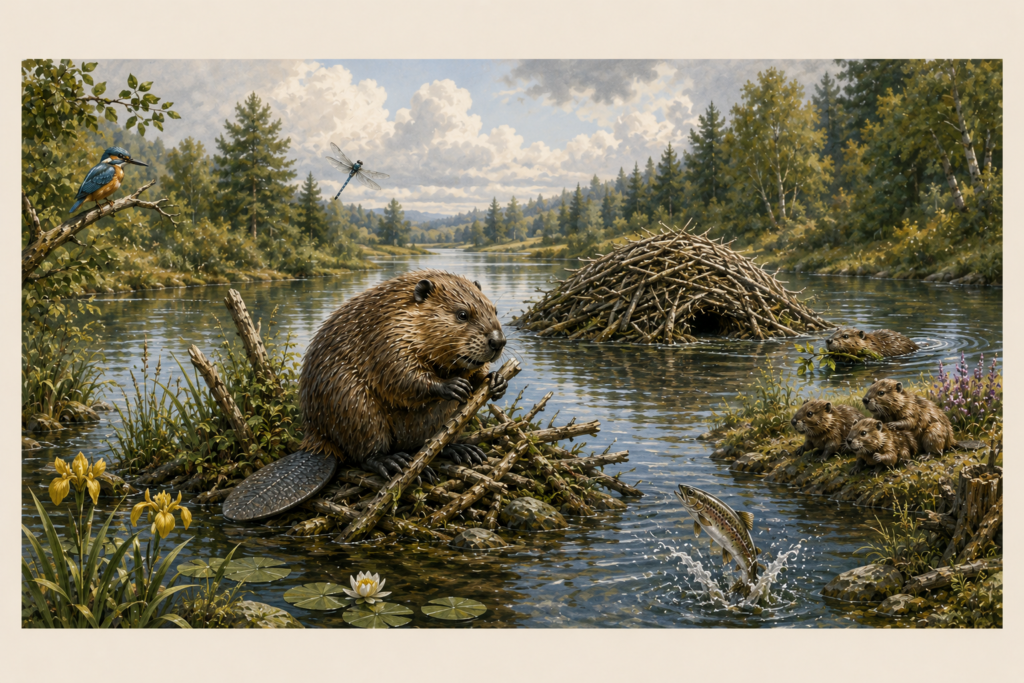 The Return of the Beaver: How Britain’s Natural Engineers Are Transforming the Landscape chatgpt image aug 14, 2026 at 06 38 46 pm