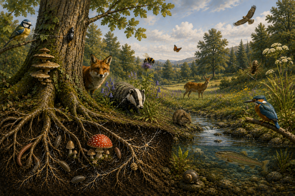The Hidden Web of Nature: Why Every Species Matters chatgpt image aug 14, 2026 at 07 15 57 pm