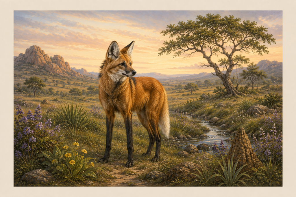 The Maned Wolf: The Wolf That Isn’t Really a Wolf chatgpt image aug 14, 2026 at 07 22 47 pm