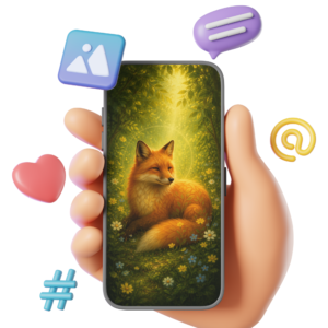 british wildlife phone mock up