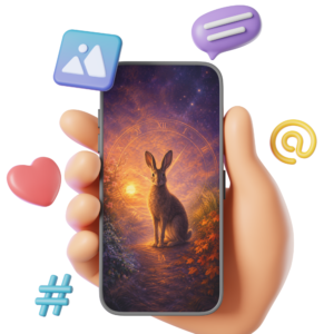 hare phone mock up