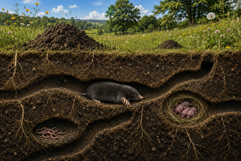 The Secret Life of Moles: What Really Happens Underground? mole image for blog