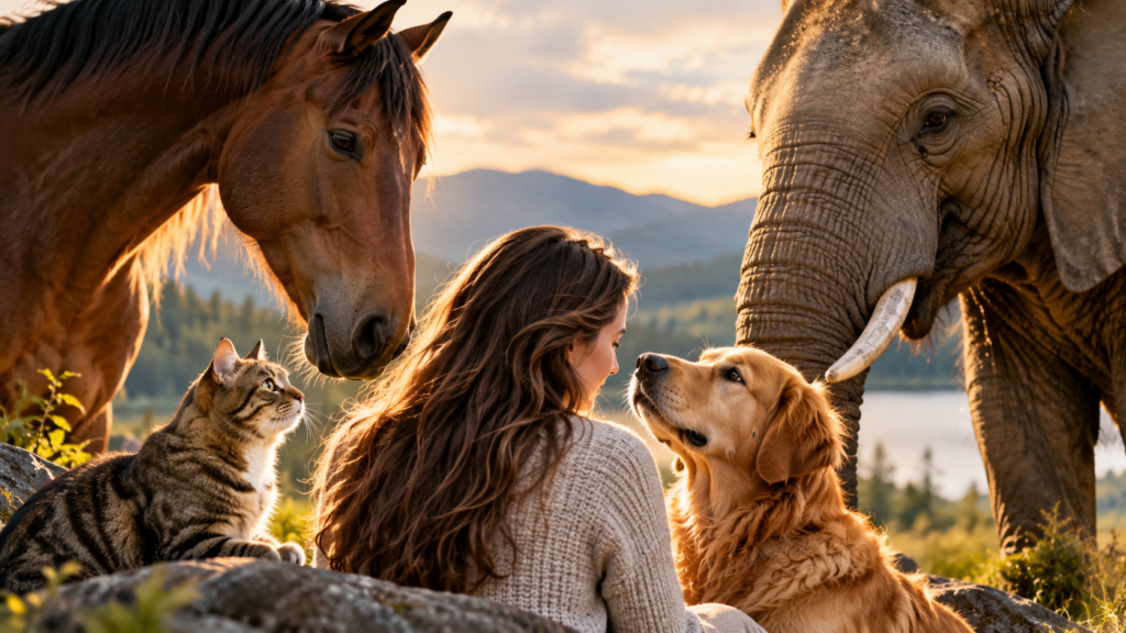 golden companions at sunrise